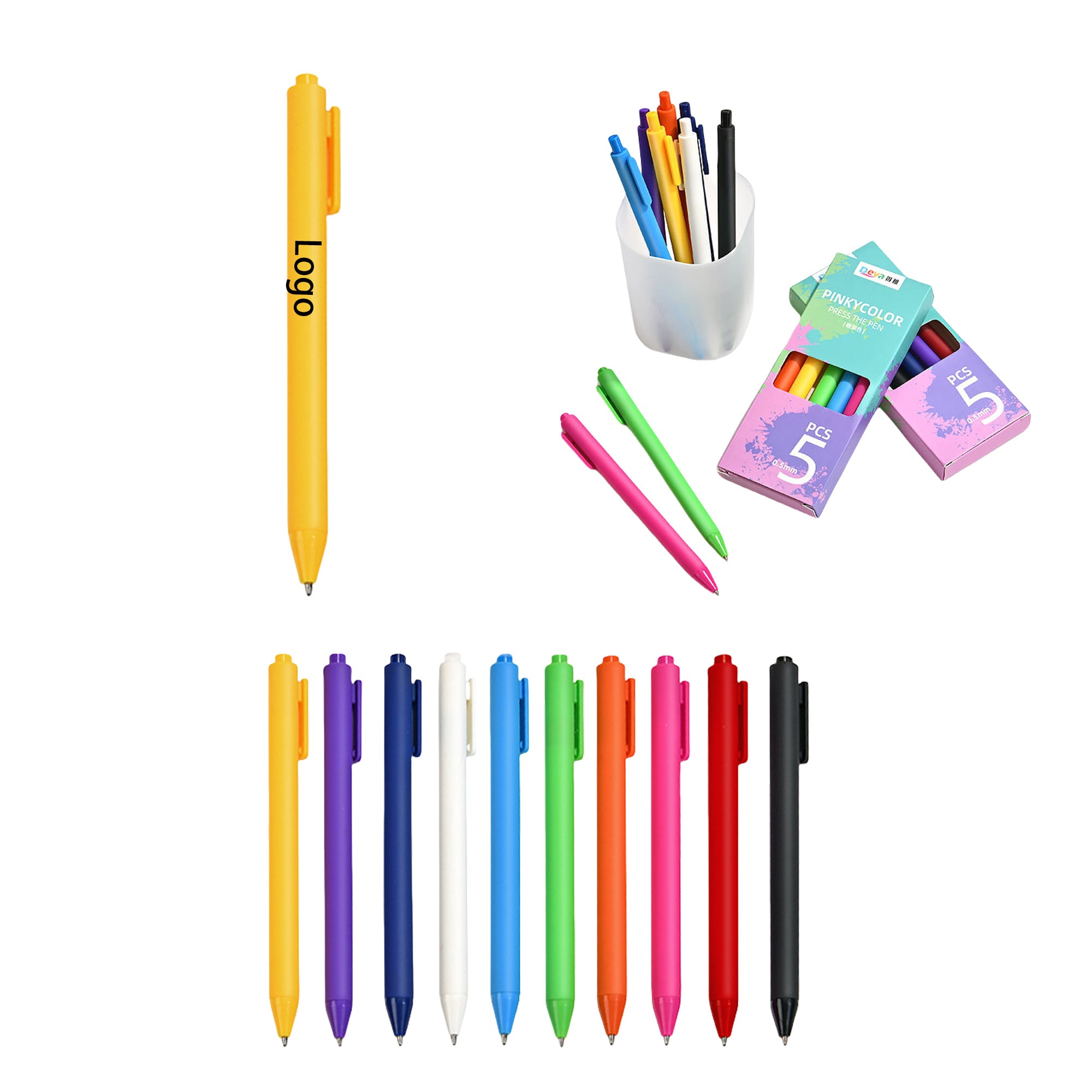 Ins-Style Macaron Click Pen