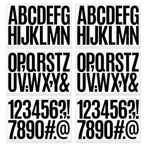 3" Letter Sticker