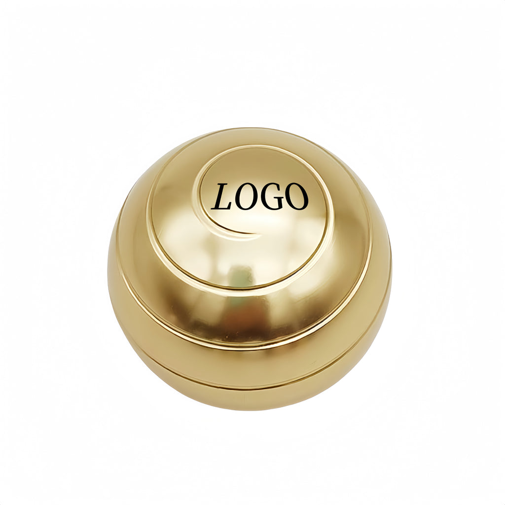 The Groove Of The Alloy Spherical Fidget Spinner Helps With Stress Relief.