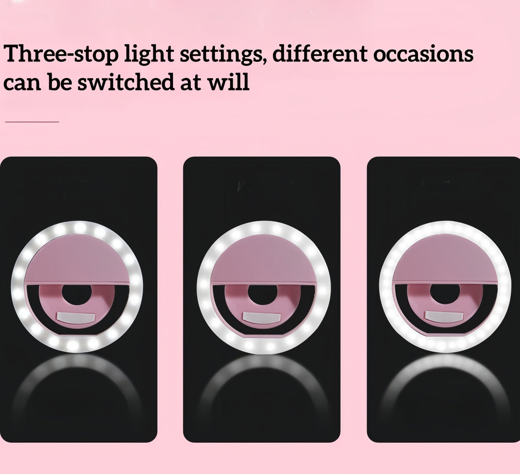 Rechargeable Phone Selfie Led Ring Light