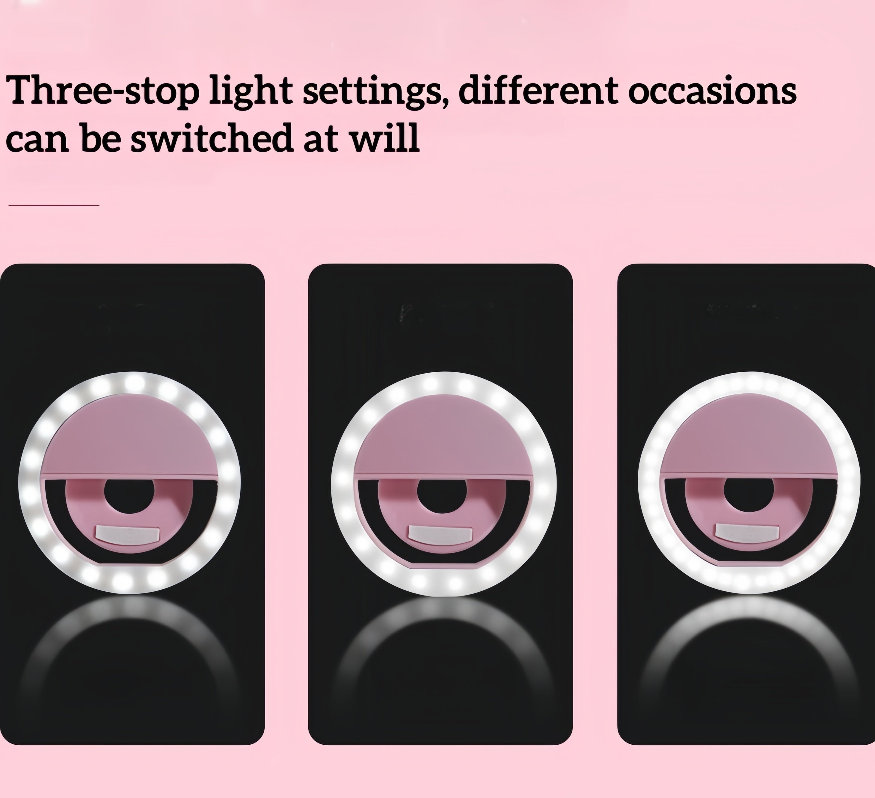 Rechargeable Phone Selfie Led Ring Light