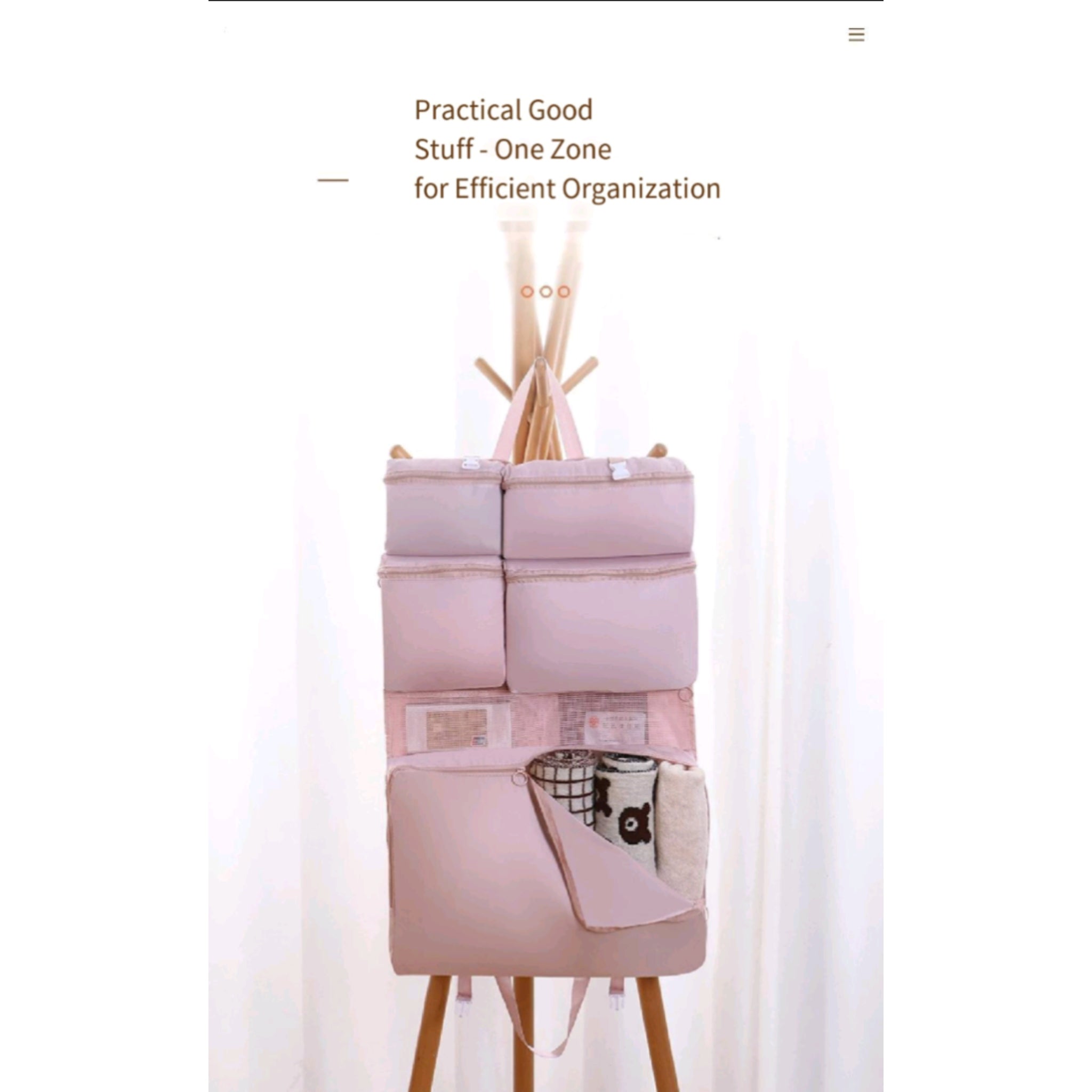 Partitioned Storage Luggage Bag