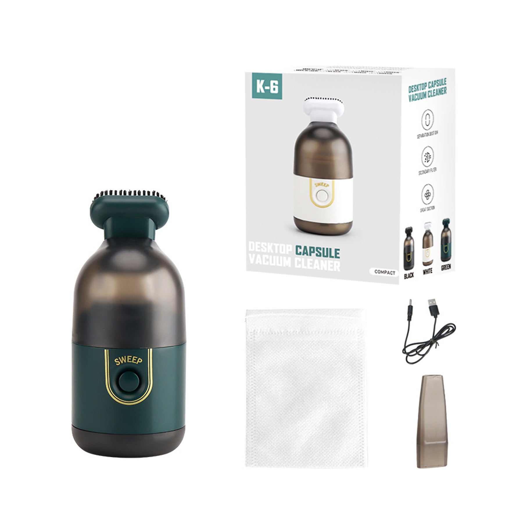 Mini Portable Desktop Vacuum Cleaner