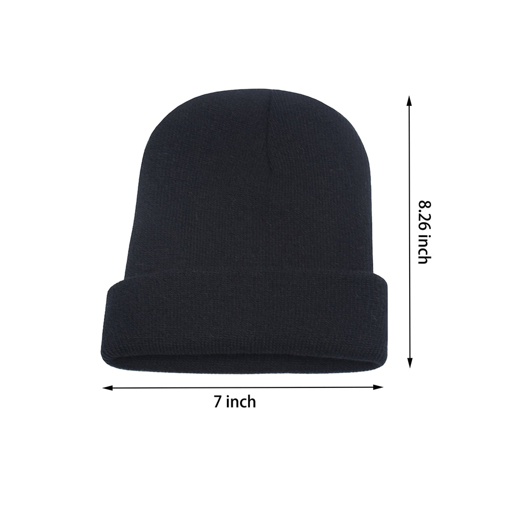 Knit Beanie With Cuff