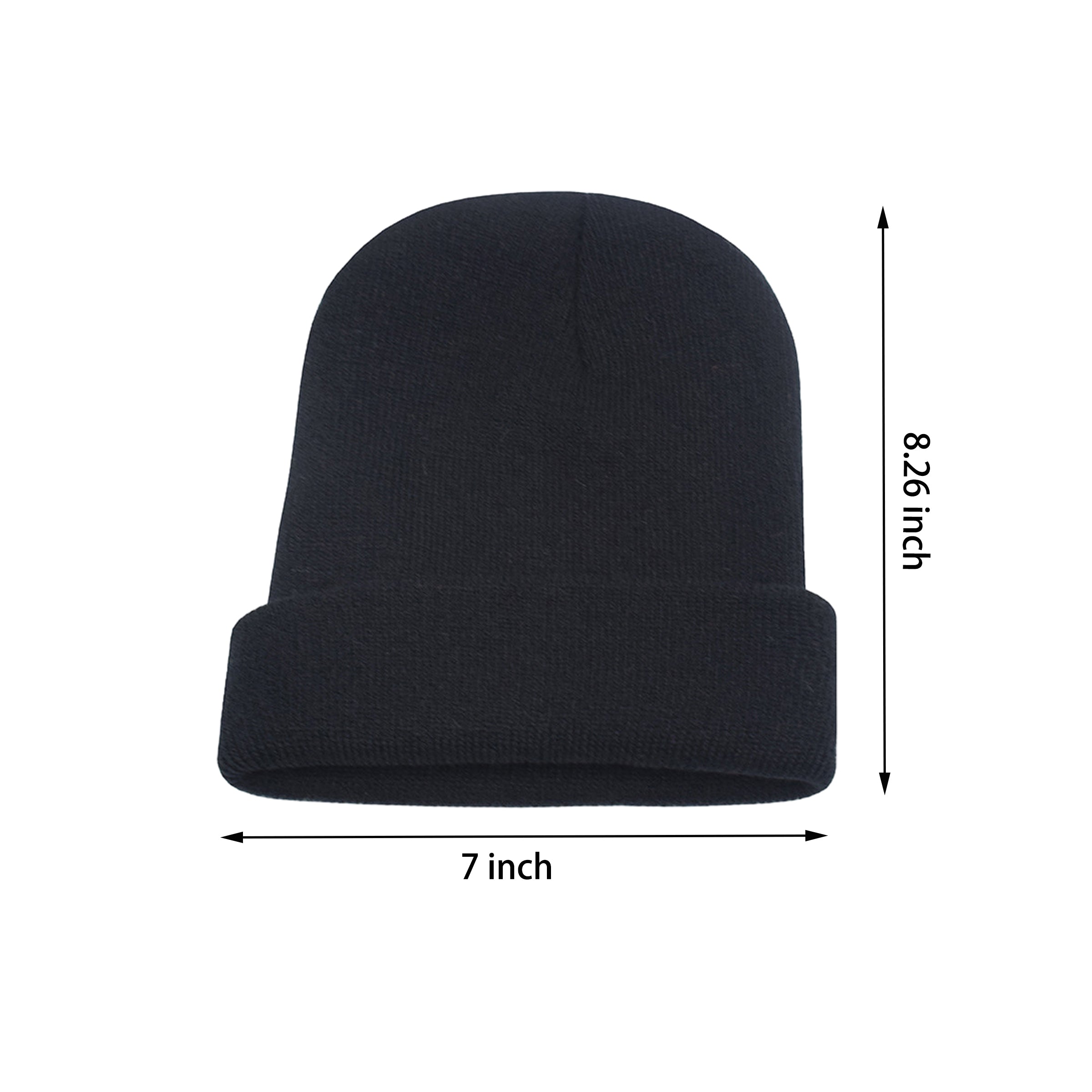 Knit Beanie With Cuff