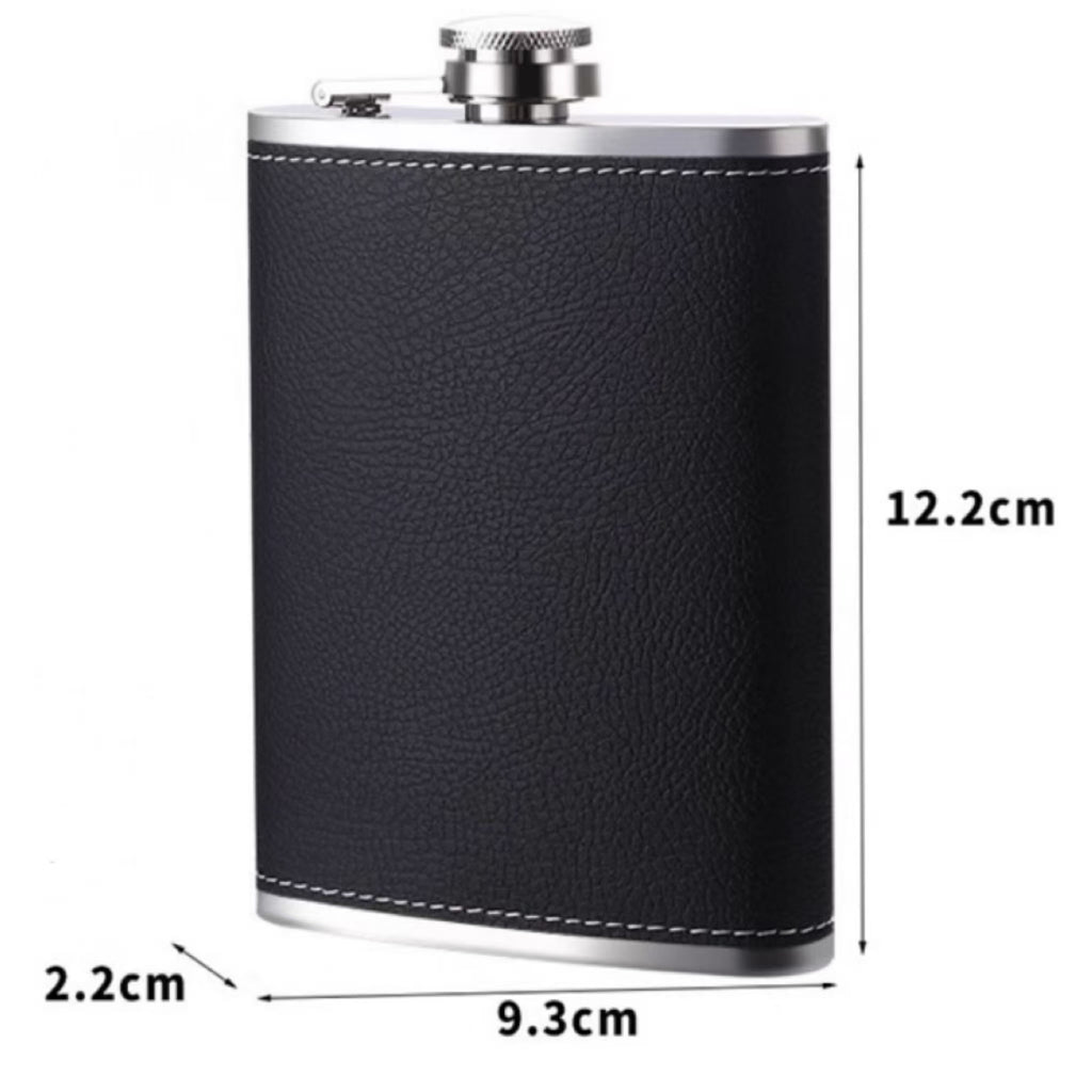 8 Oz Stainless Steel Portable Hip Flask