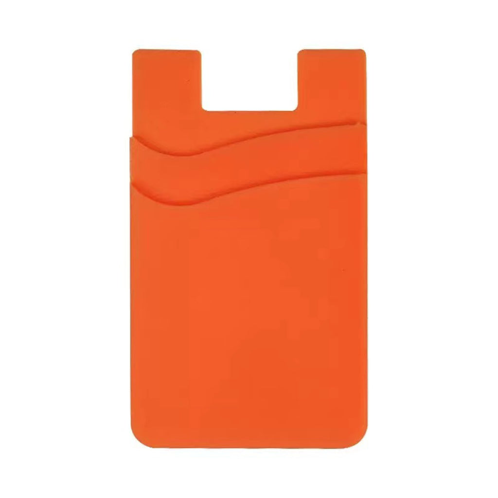 Silicone Double - Layer Phone Card Holder Back Sticker