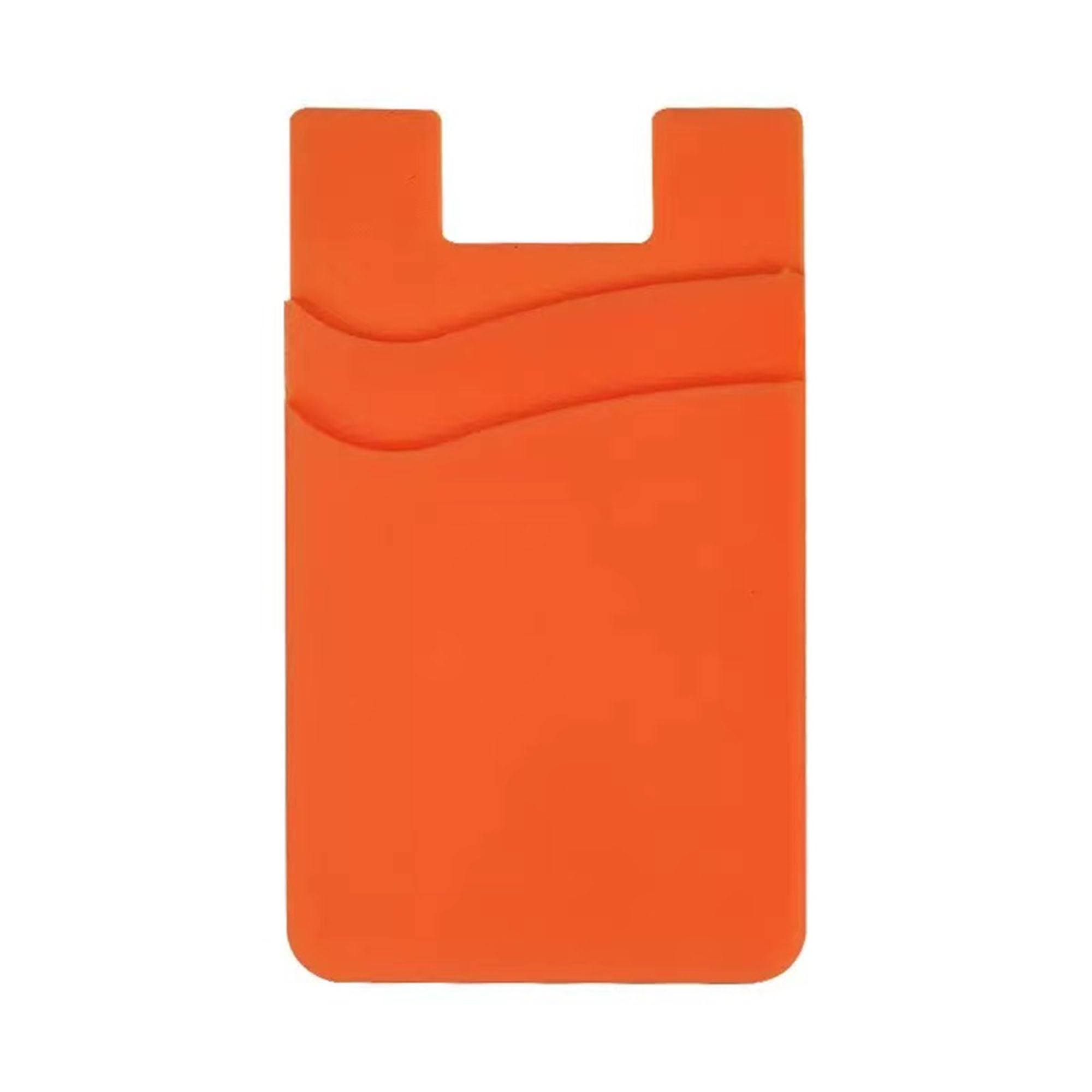 Silicone Double - Layer Phone Card Holder Back Sticker