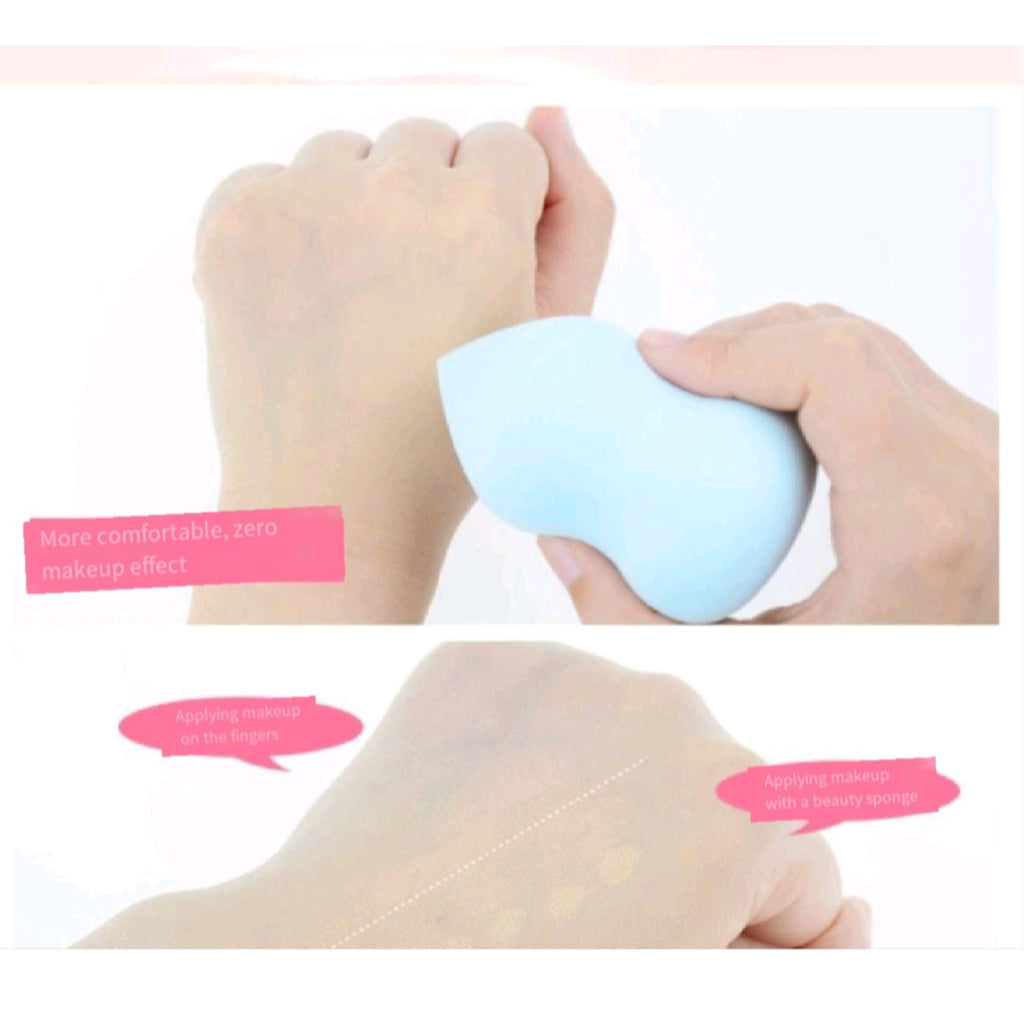 Non Absorbent Beauty Sponge Set Multi Shape Wet Dry Use
