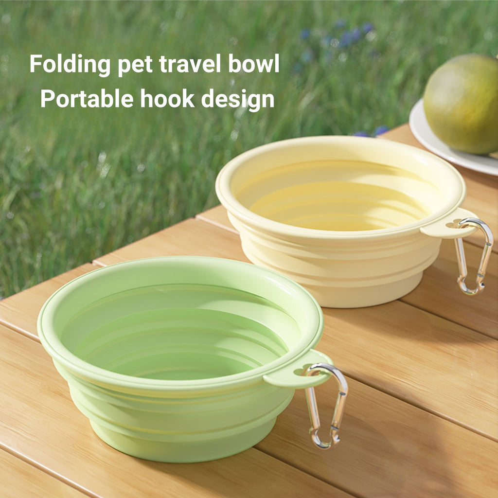 Macaron-colored Collapsible Pet Bowl