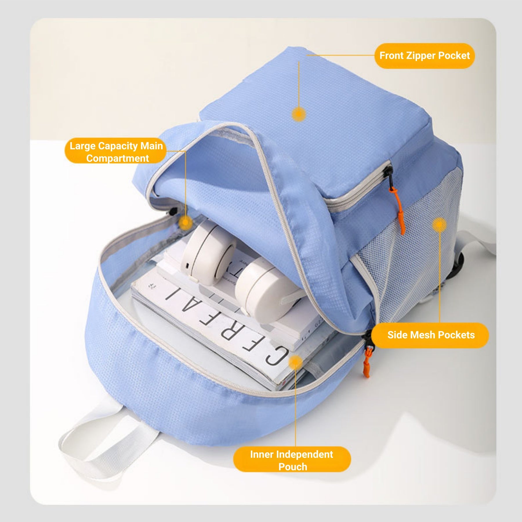 New Lightweight Casual Hiking Backpack