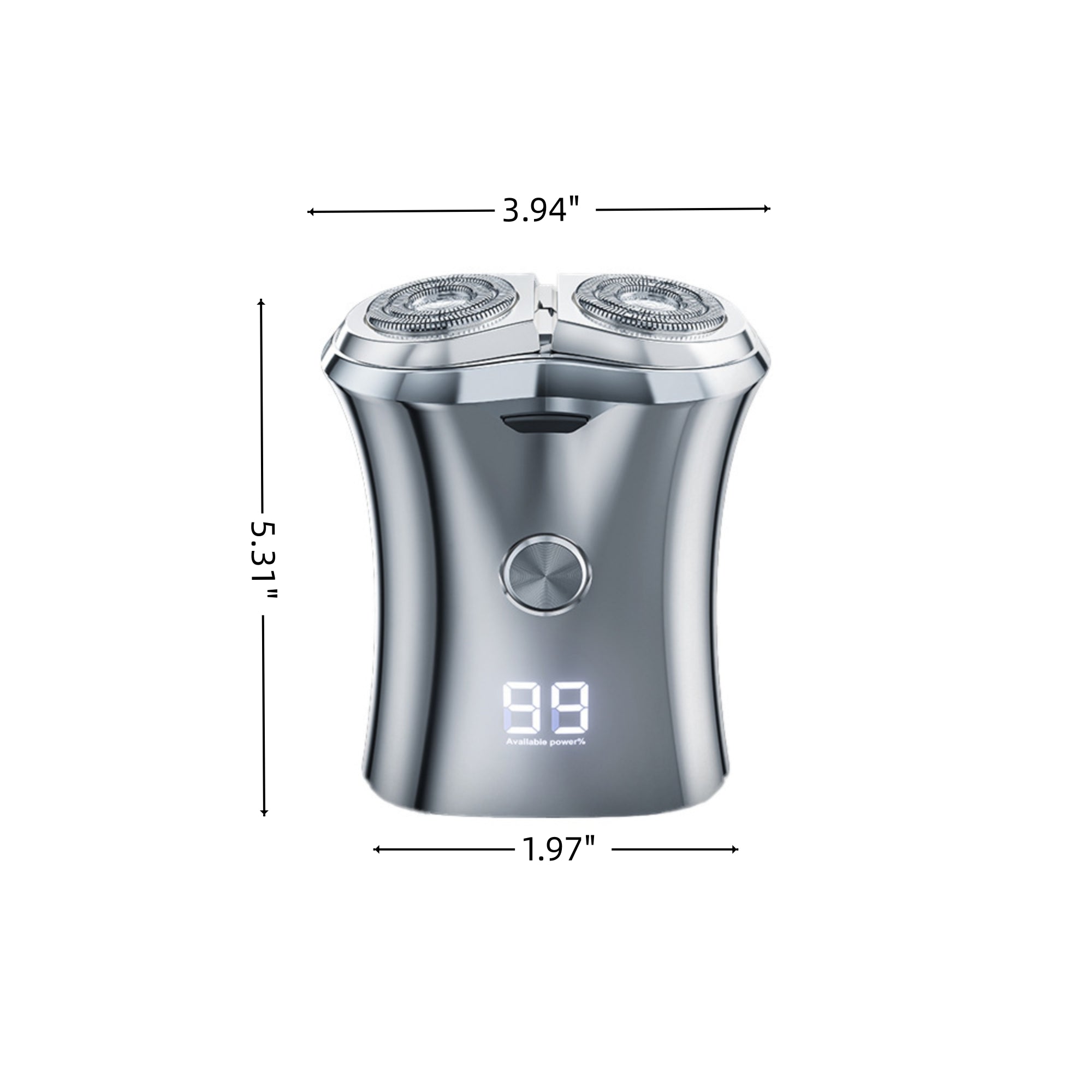 Silver High End Shaver