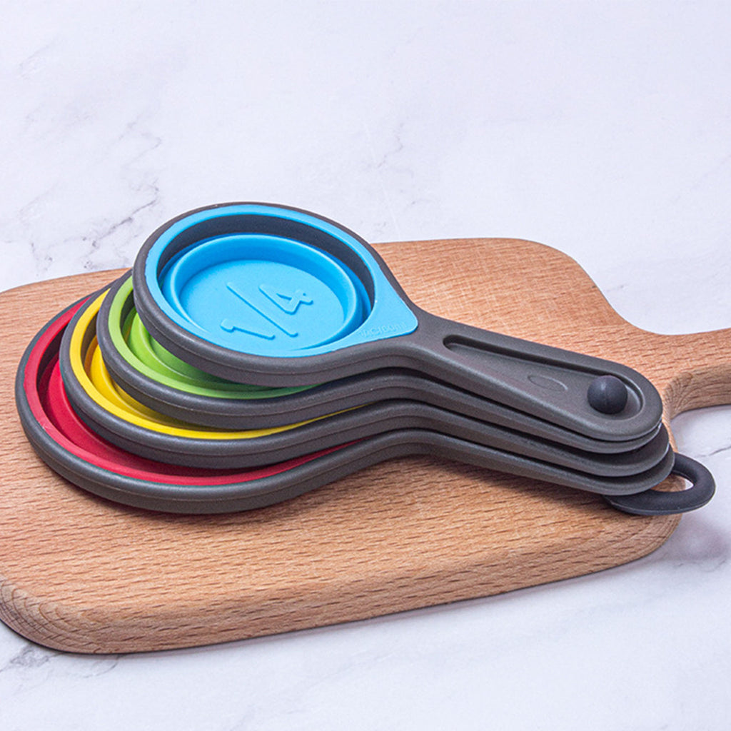 4 Piece Silicone Measuring Spoons Kits