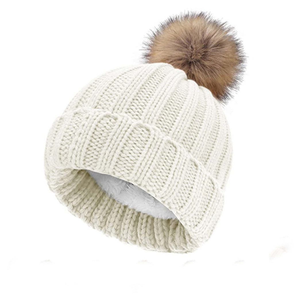 Wool Knitted Acrylic Hat Solid Color