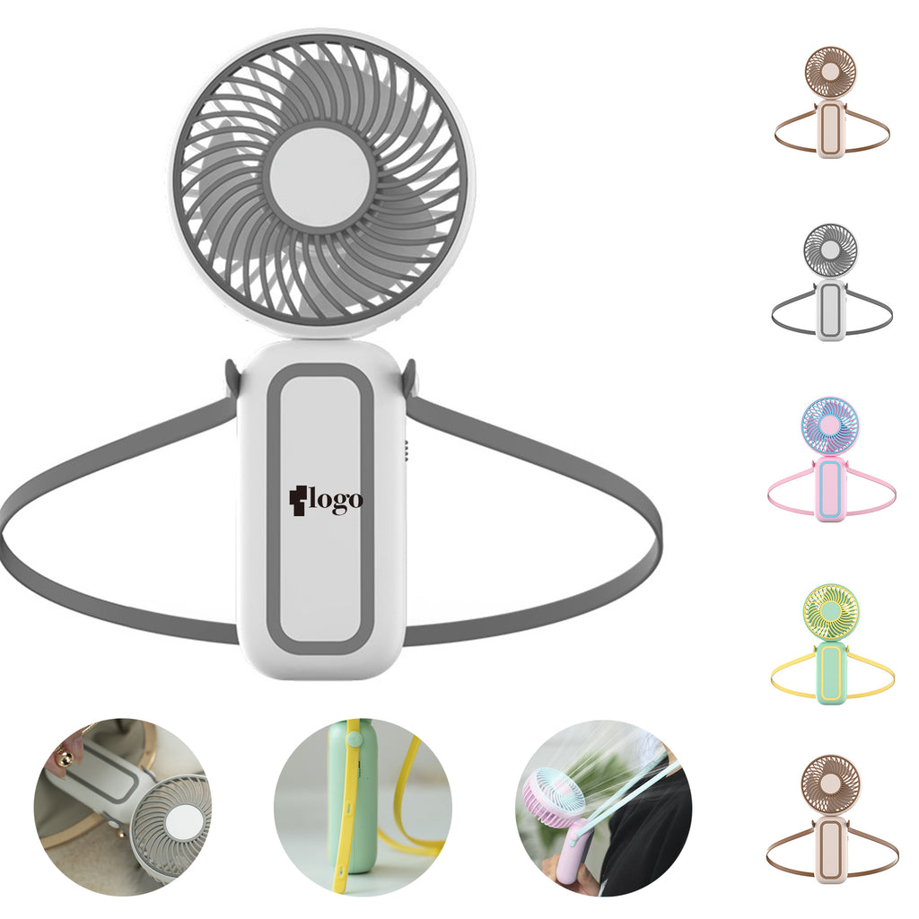 Handheld Neck Hanging Mini Portable Fan