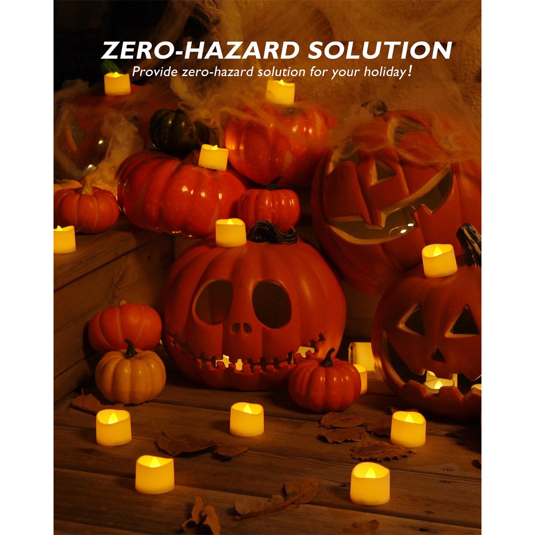Flameless LED Tea Lights Candles Battery Operated