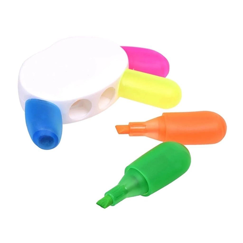 Creative Five Color Palm Shaped Fluorescent Pen