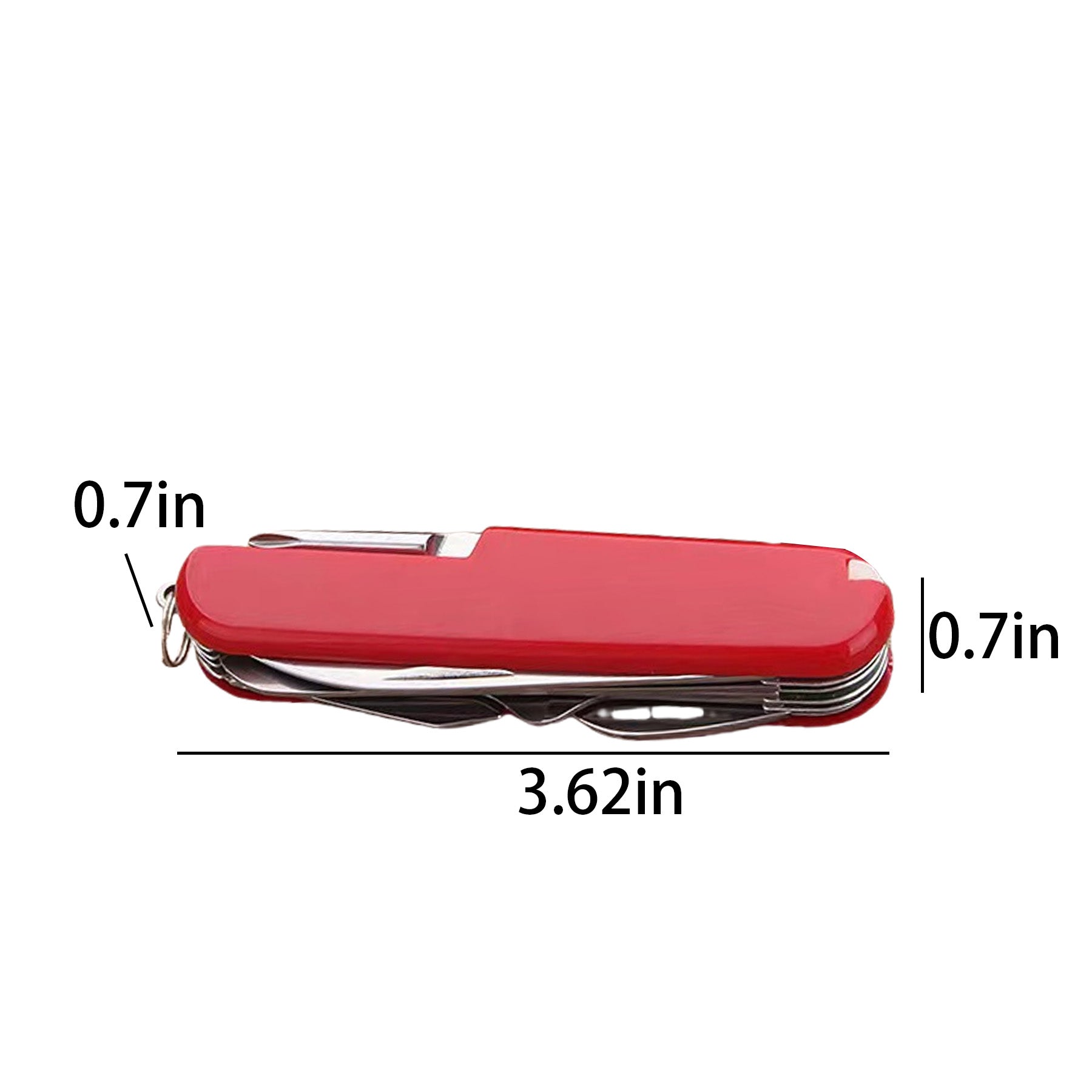 Plastic Handle Stainless Steel Folding Multifunctional Knife