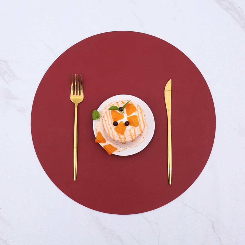 Round Minimalist Heat Insulated Placemat