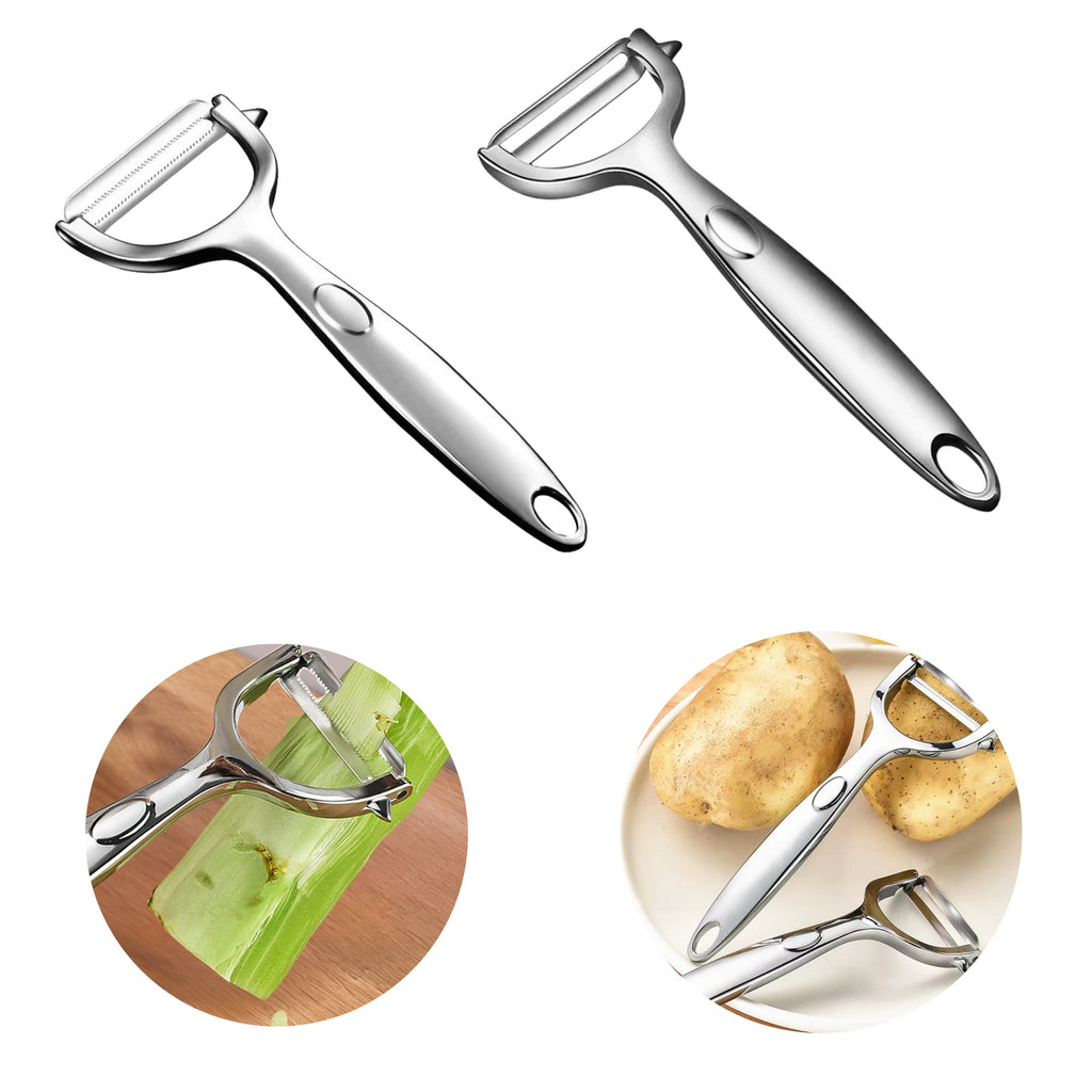 Multi-Functional Stainless Steel Peeler