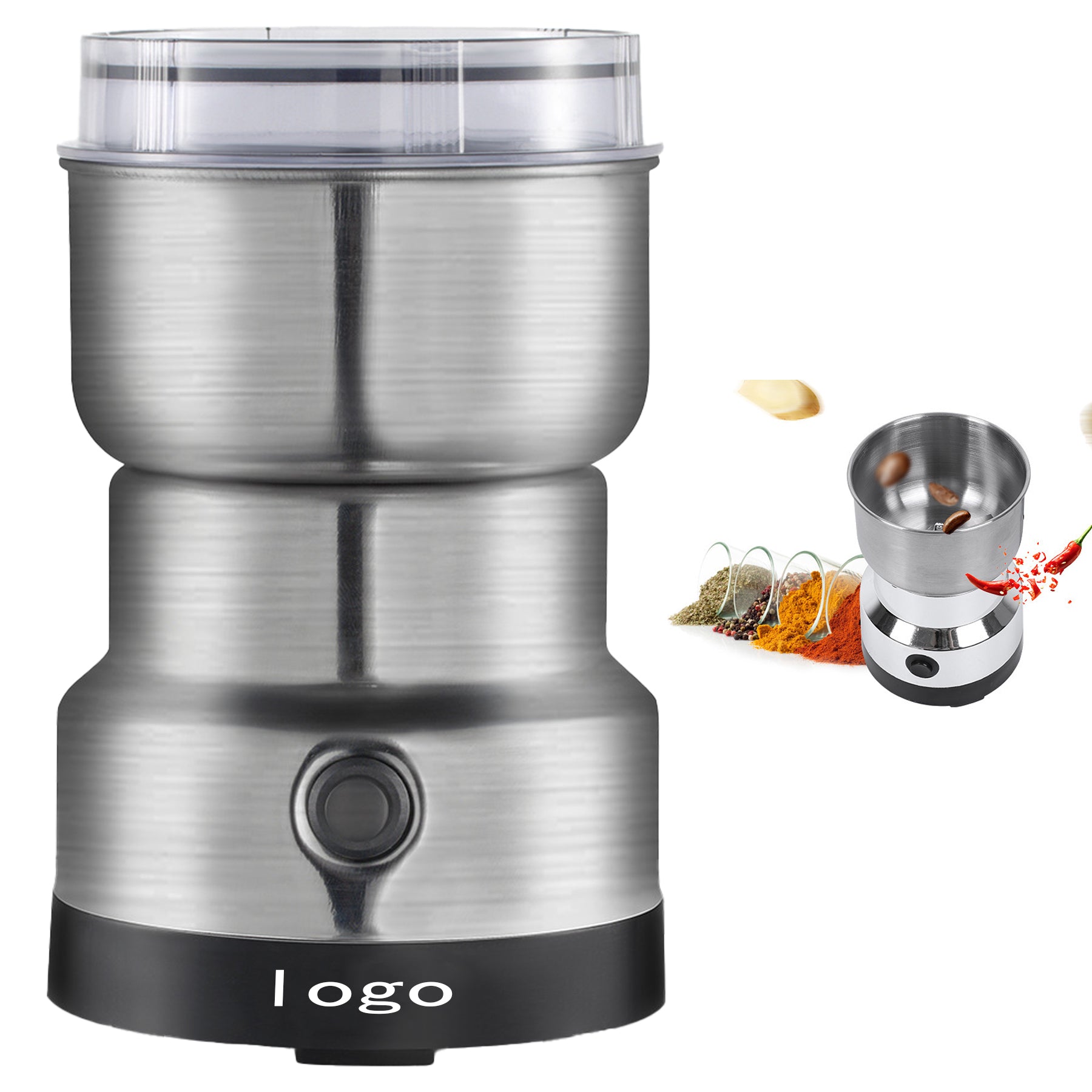 Portable Electric Coffee Maker Grinder