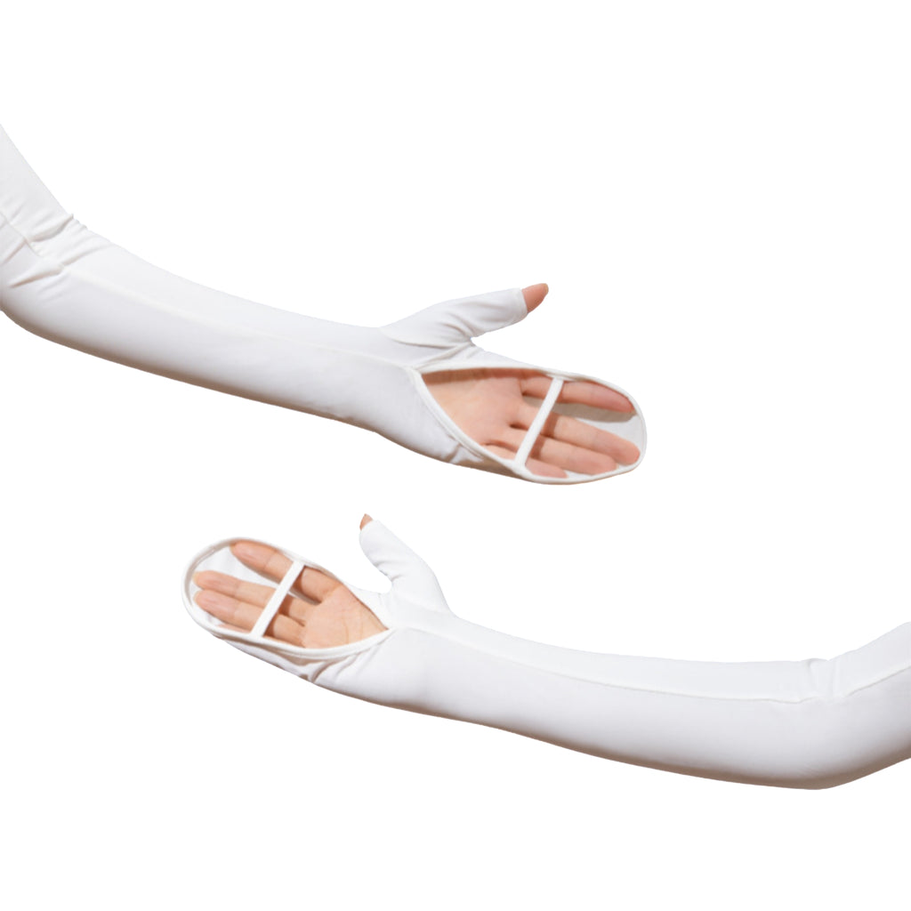 UPF 50 Sun Arm Sleeves Women Driving Cooling Cover