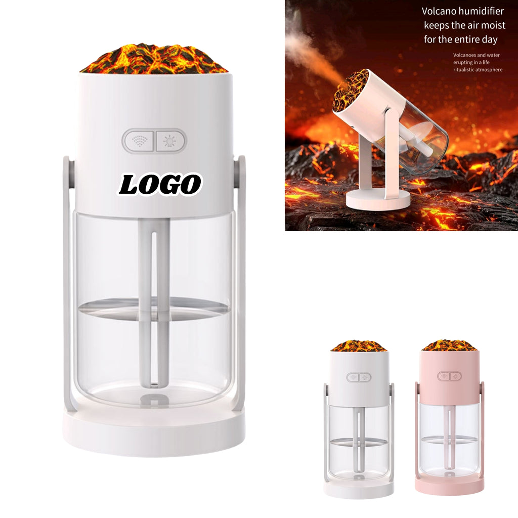 USB Car Cup Humidifier Quiet 7Color Volcano Diffuser