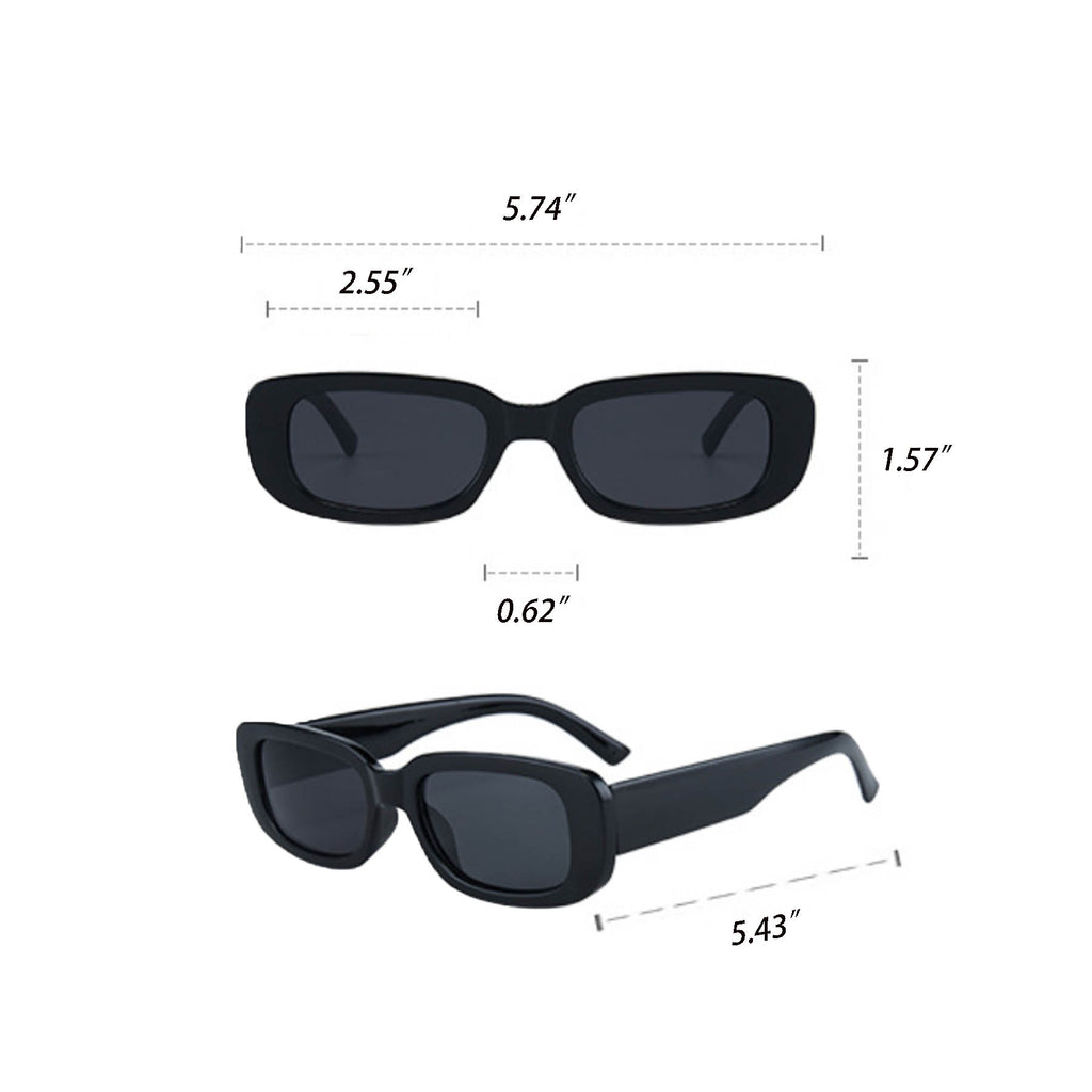 Personalized Street Snap Square Sunglasses Candy Color
