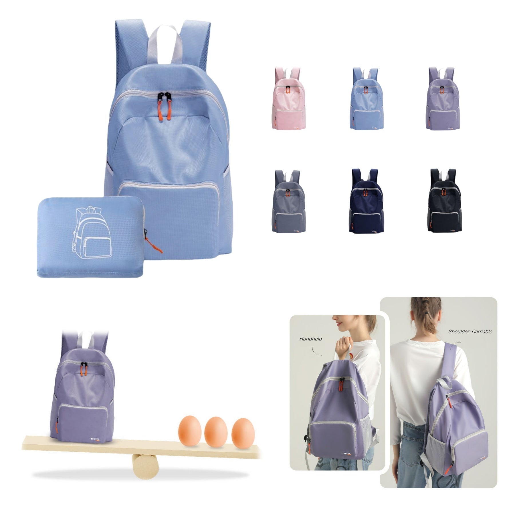 New Lightweight Casual Hiking Backpack