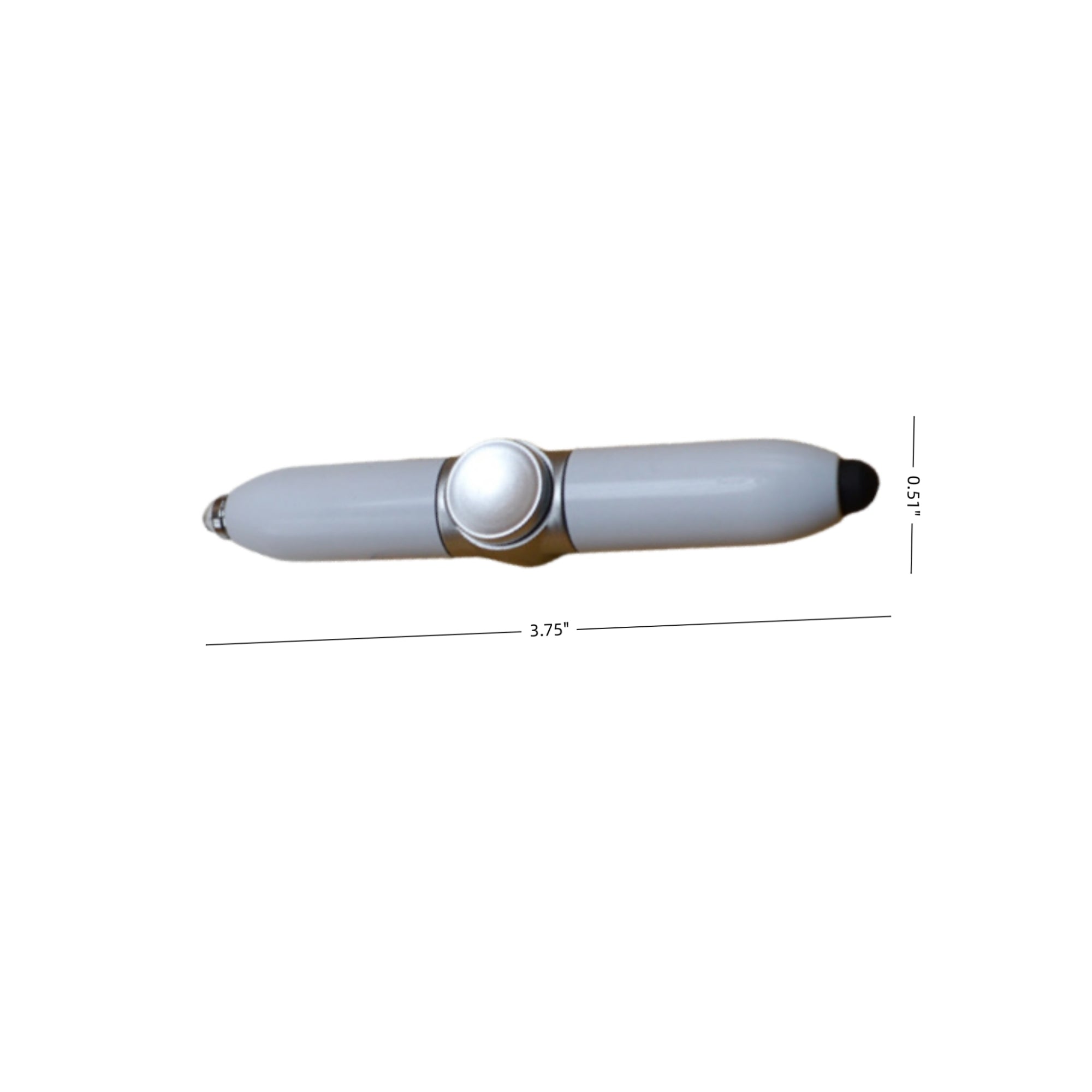 Fingertip Gyro Ball Point Pen With LED light