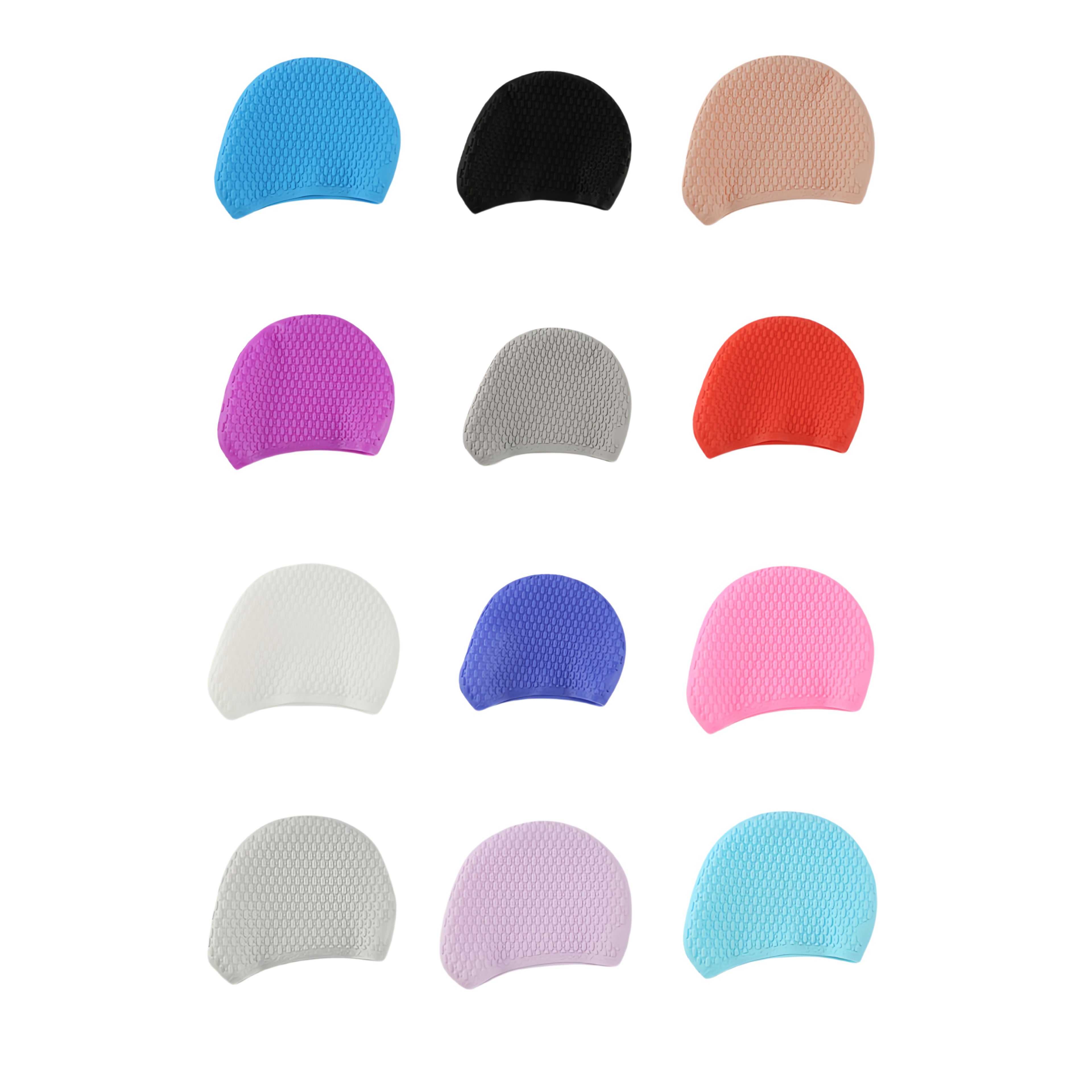 Silicone Teardrop Swim Cap