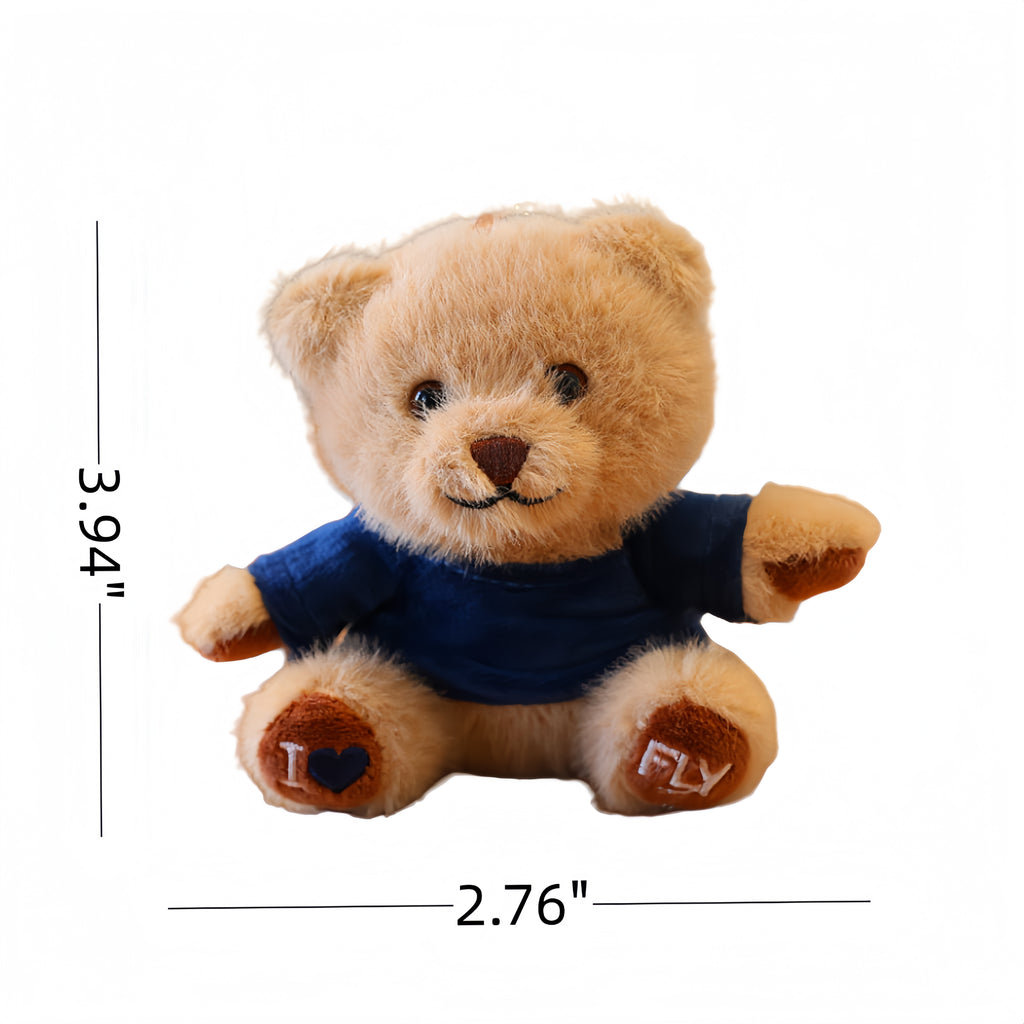 Plush Teddy Bear Keychain