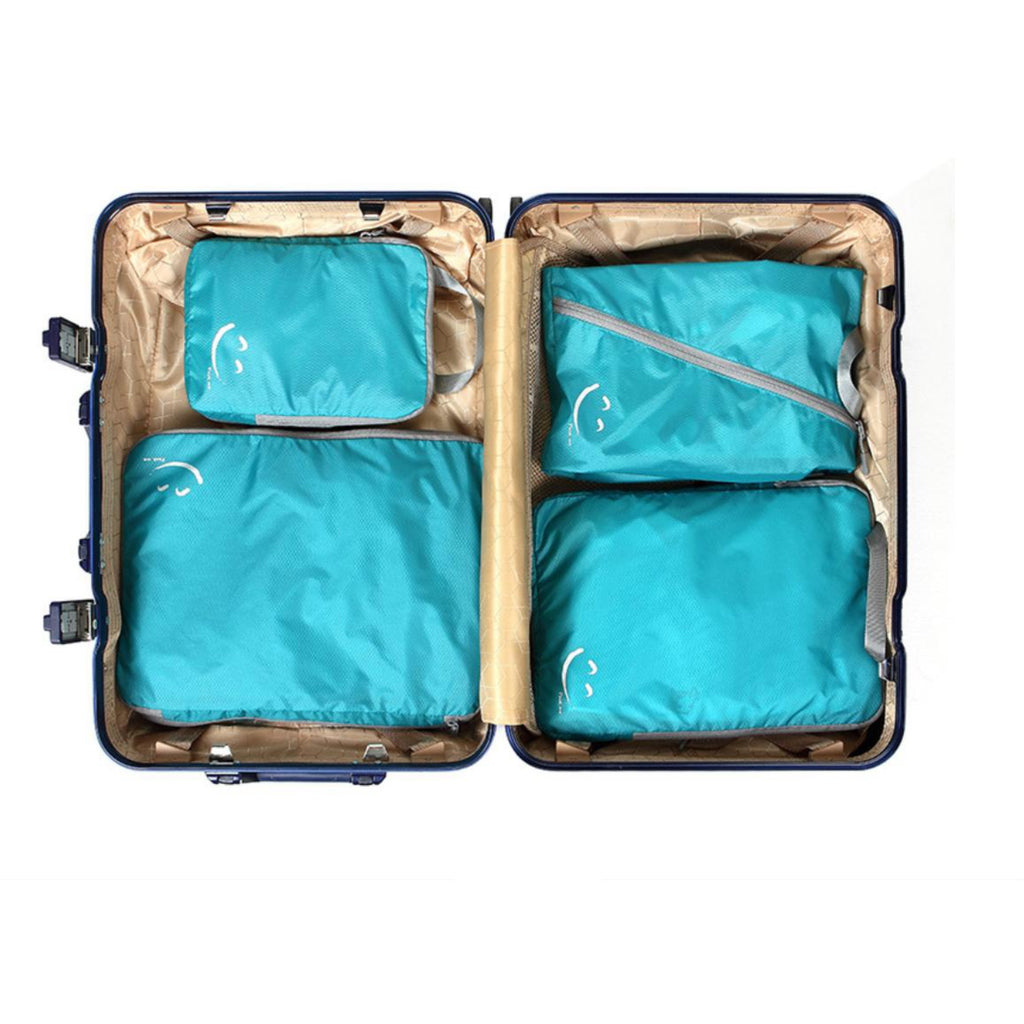 4-Piece Travel Compression Packing Cube Set