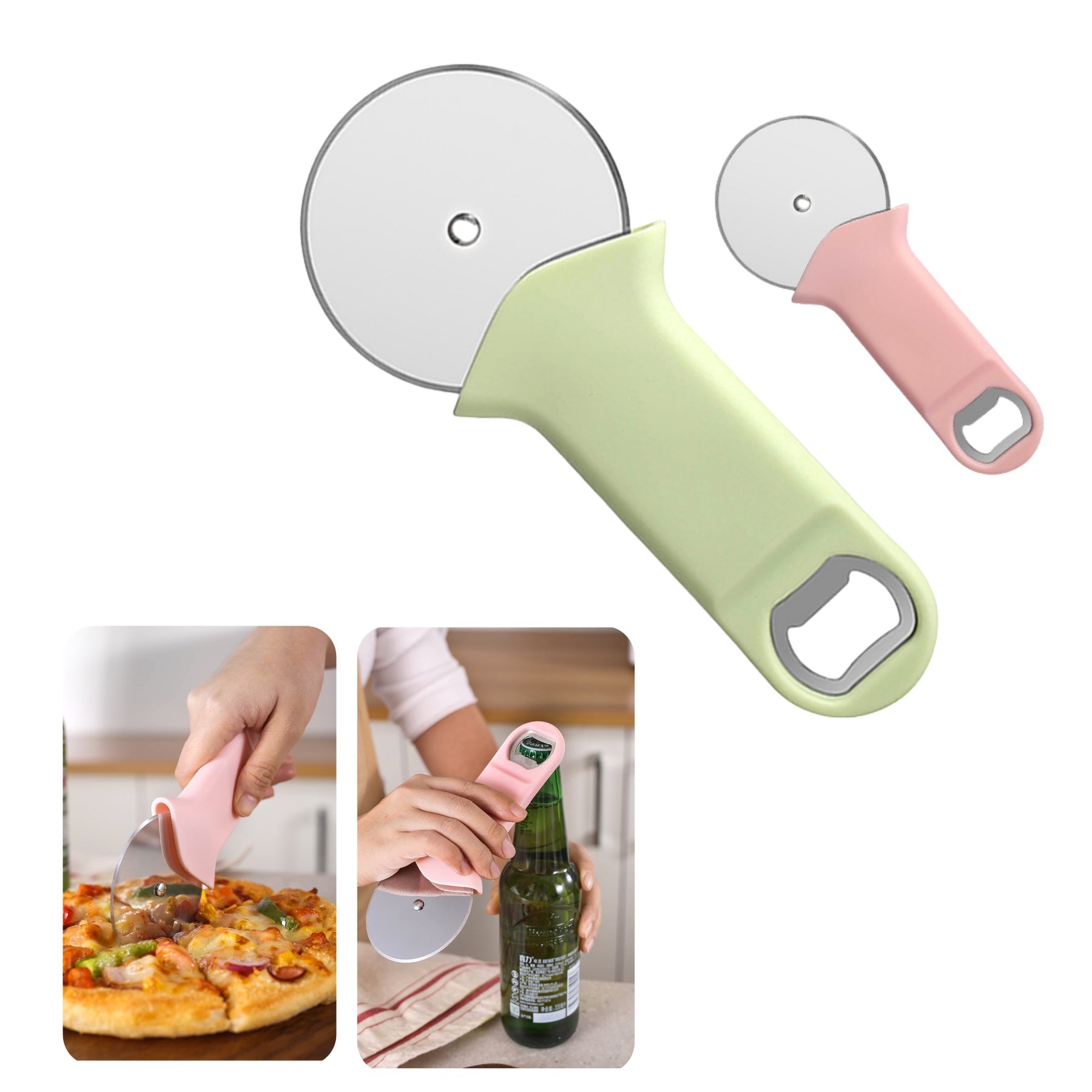 Multifunctional Stainless Steel Pizza Cutter