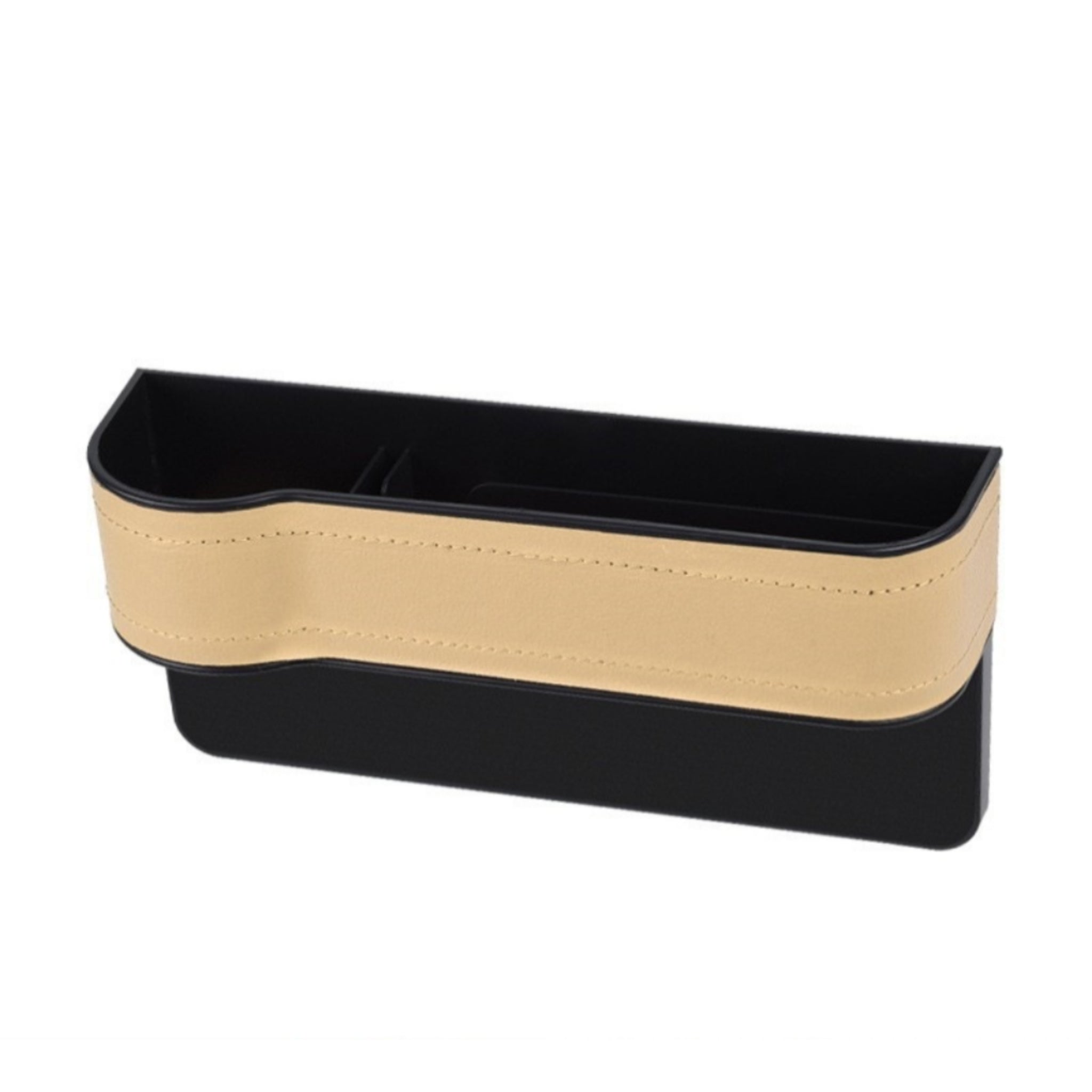 Car Seat Gap Organizer With Universal Cup Holder Insert