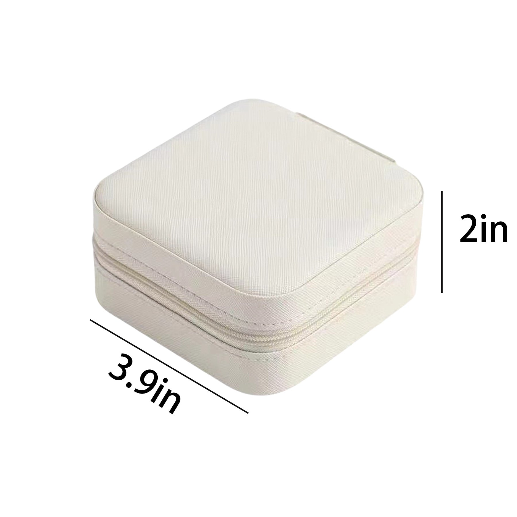 Compact Zipper Jewelry Case