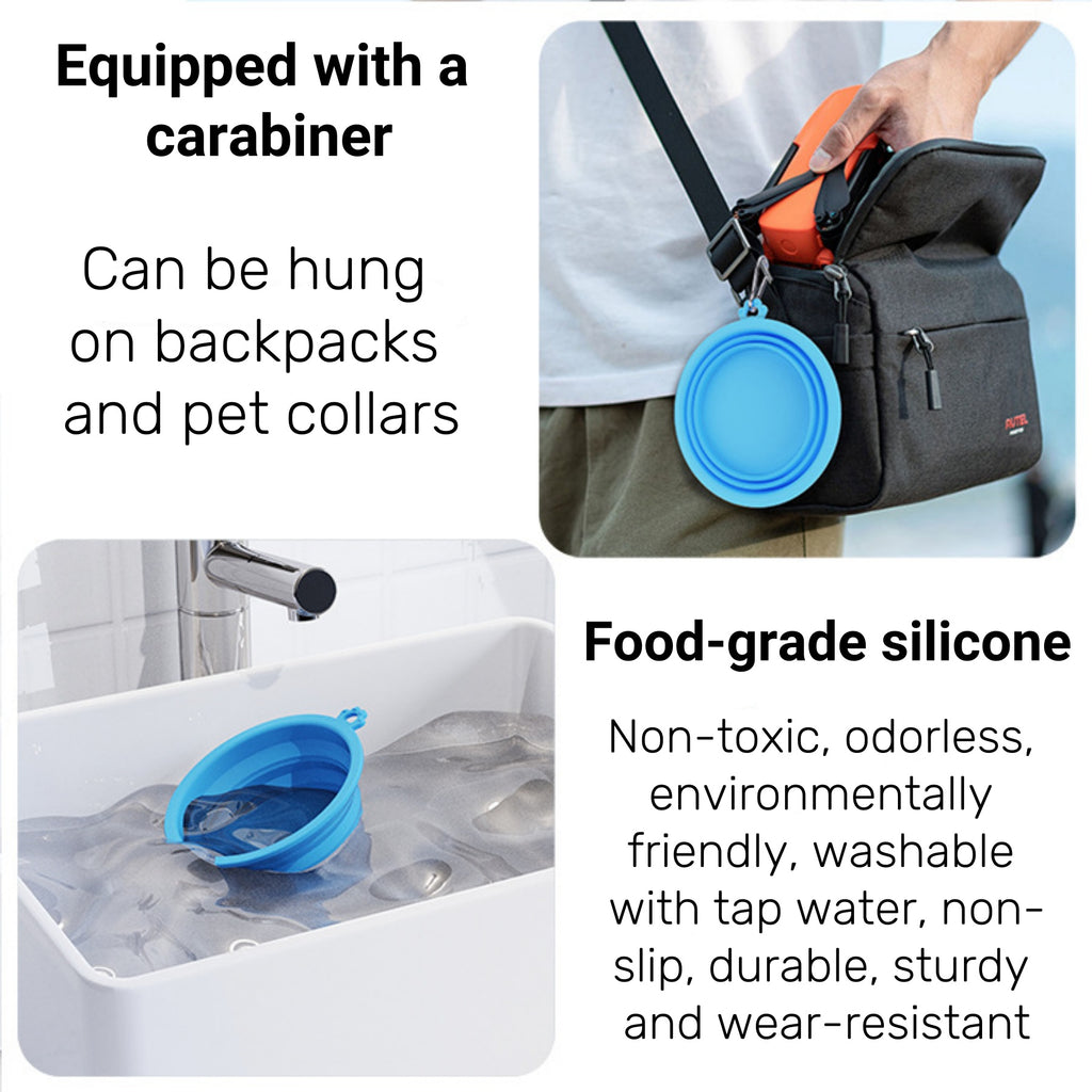 Silicone Collapsible Pet Bowl