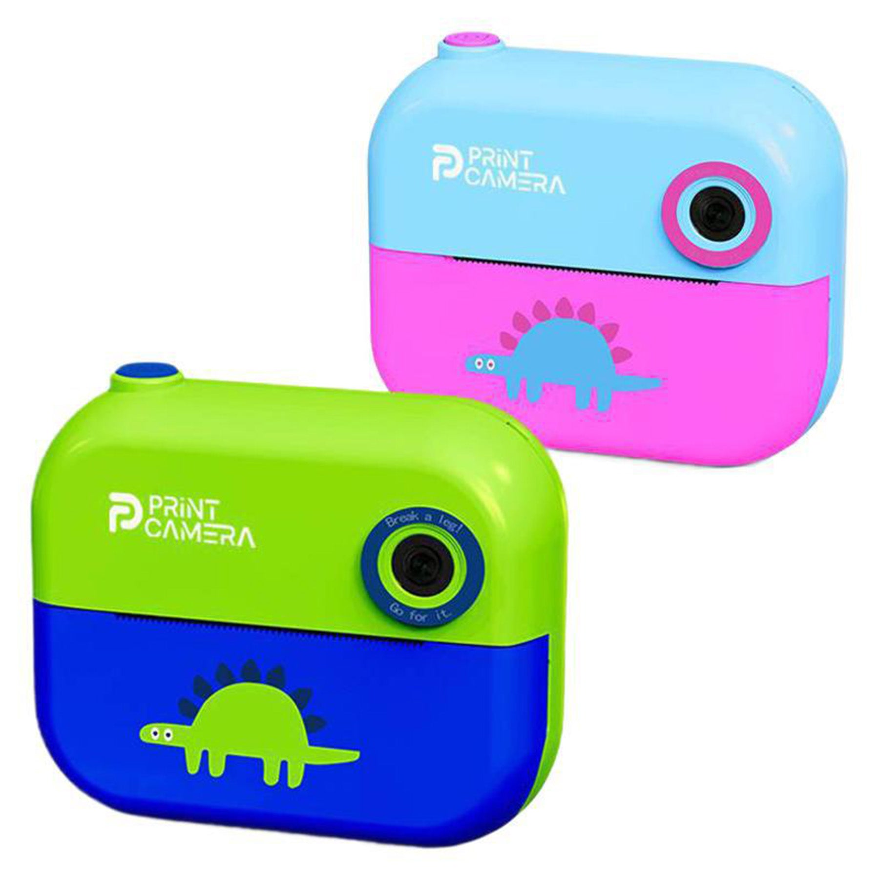 Children Take Pictures And Print Cameras