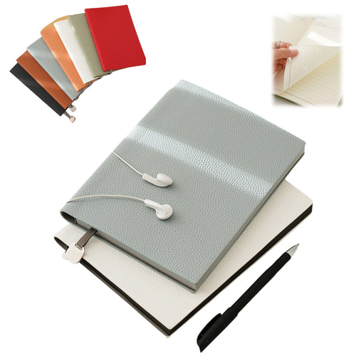 A5 Litchi Grain Soft Leather Notebook