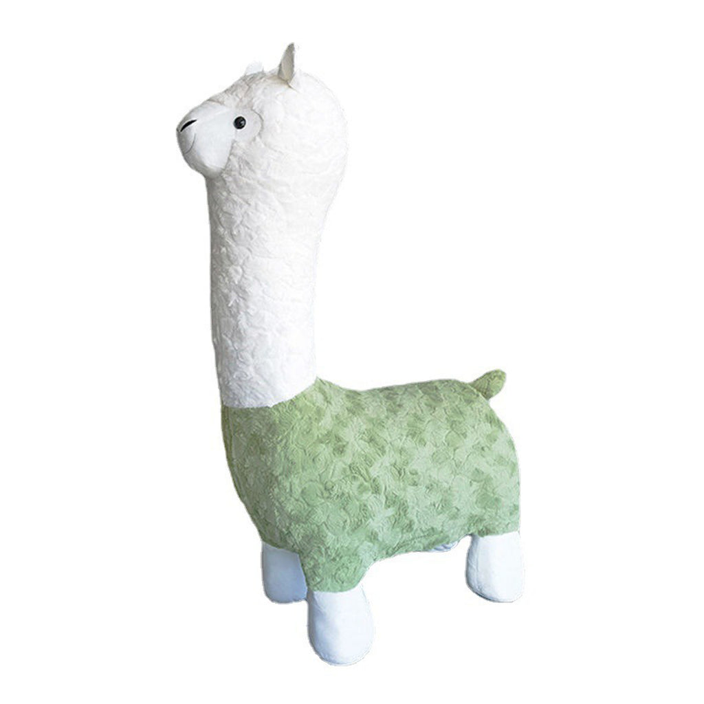 Oversized Alpaca Cartoon Stool Floor Ornament