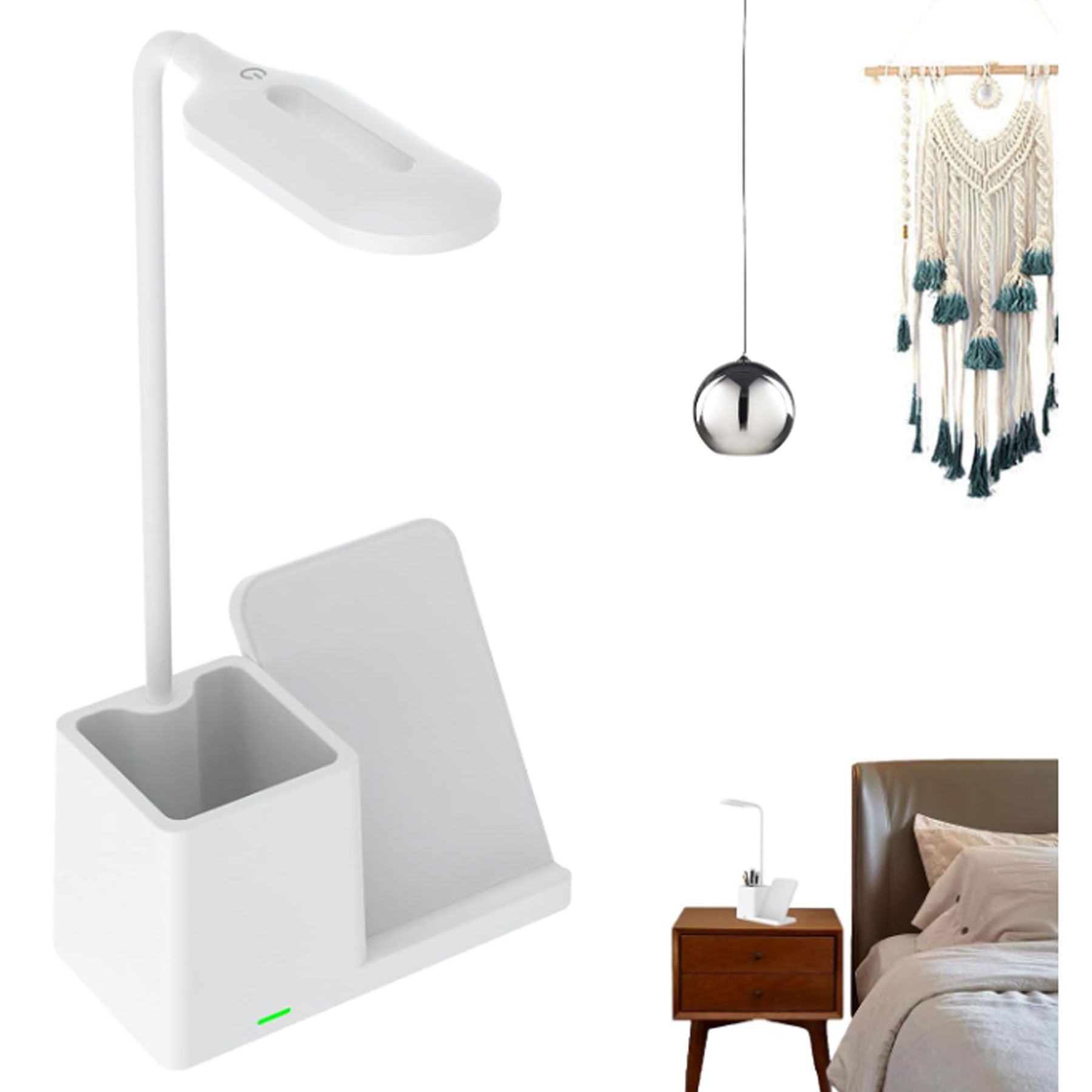 Multifunctional LED Desk Lamp With Fast Charger