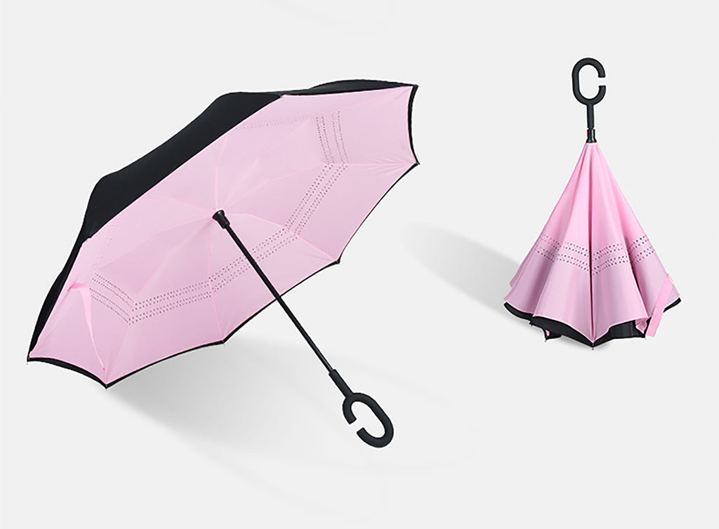 Double Layer Inverted Windproof Reverse Umbrella