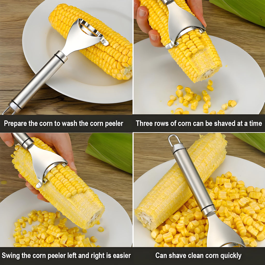 StainlessSteel Corn Kernel EZ Sheller