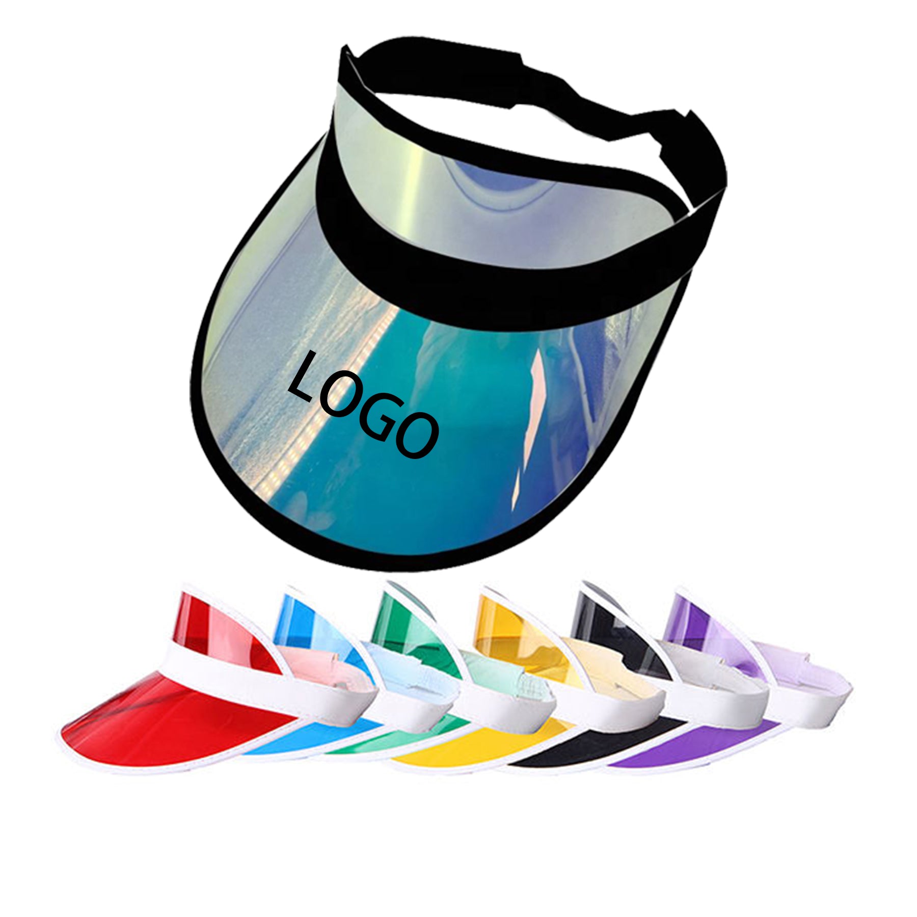 Plastic Clear Sun Visor UV Protection Hat