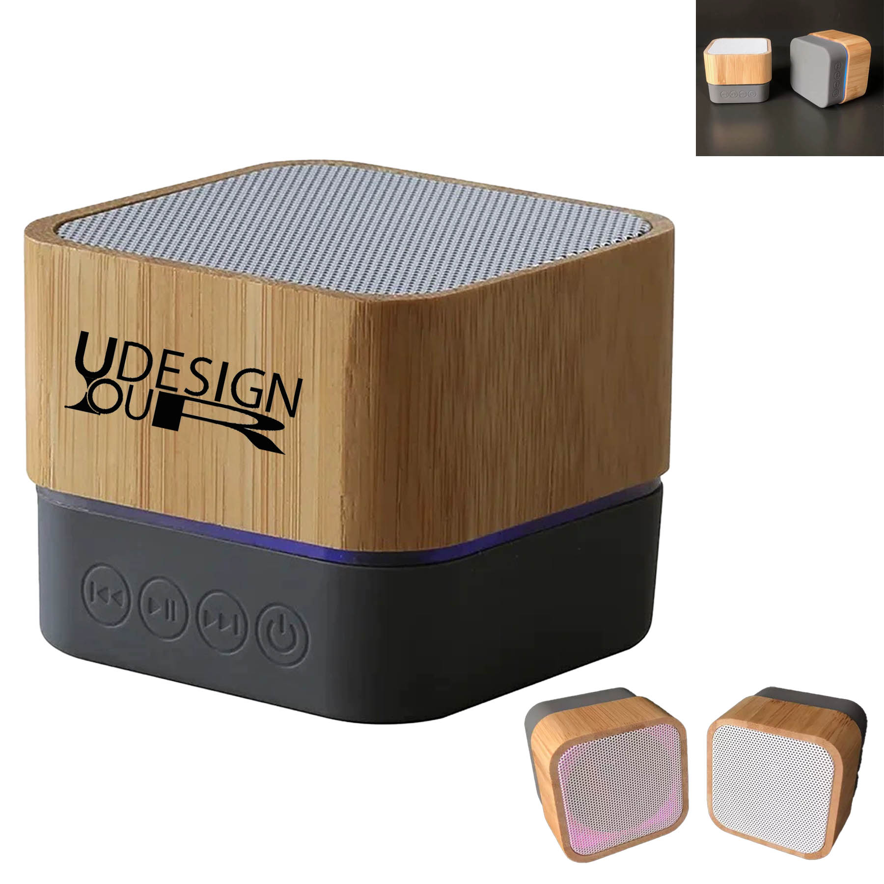 Bamboo Wireless Speaker with Standard Packaging