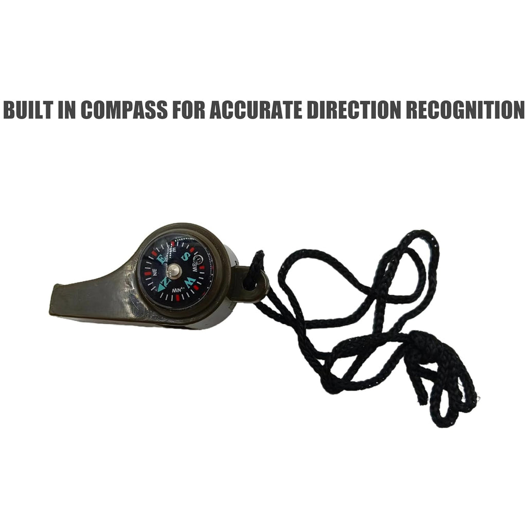 3-In-1 Outdoor Multi-Function Survival Whistle