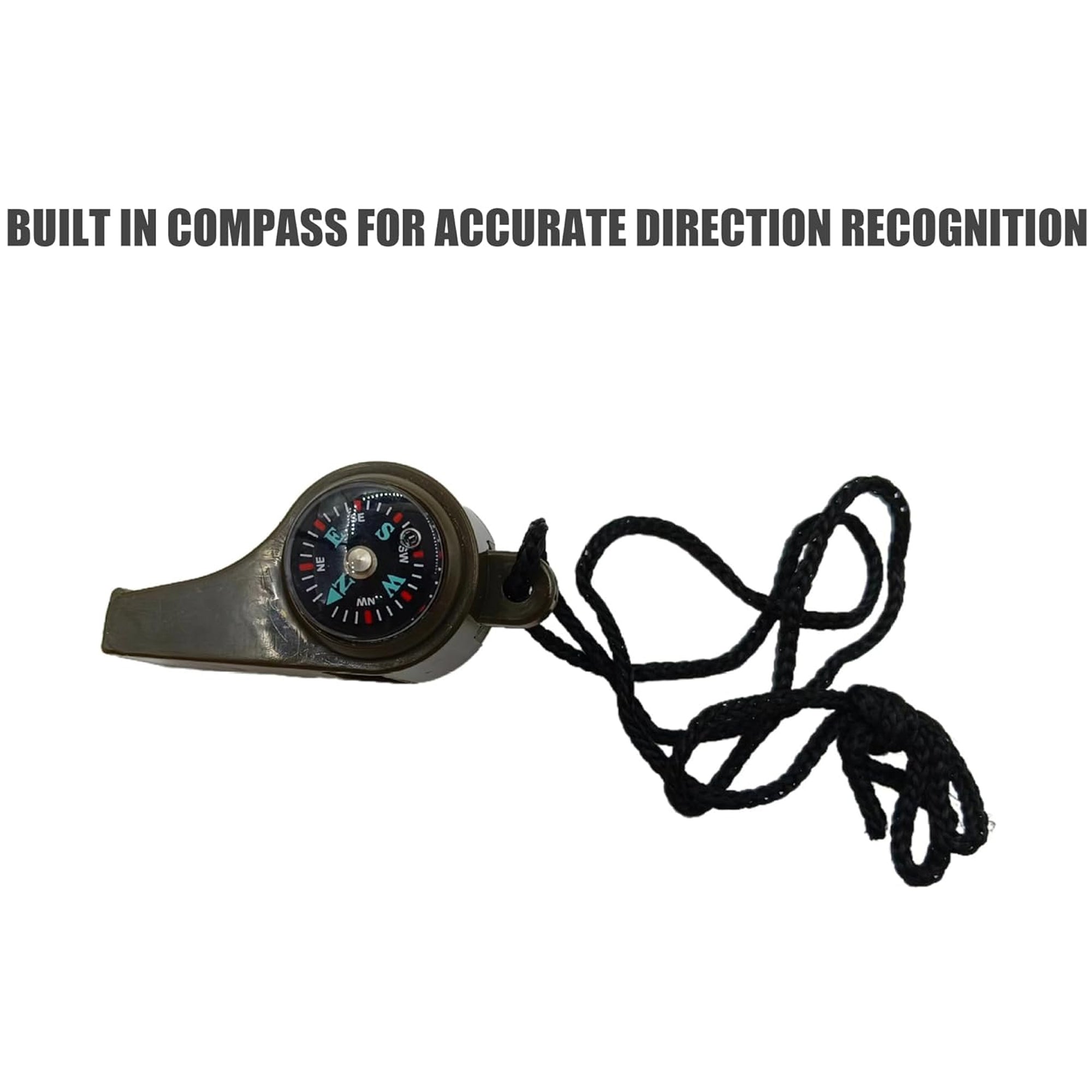 3-In-1 Outdoor Multi-Function Survival Whistle