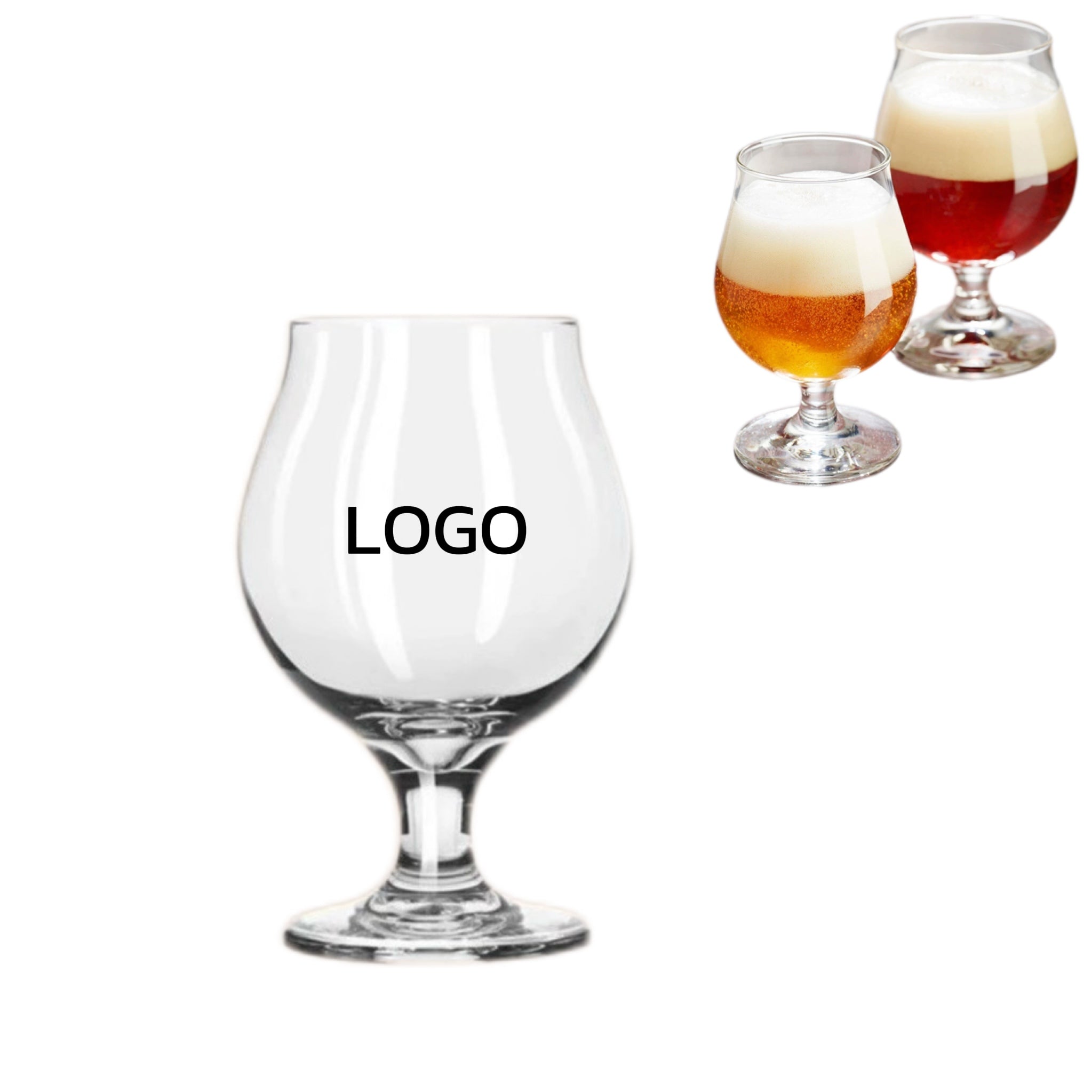 16 Oz Stemmed Beer Glass
