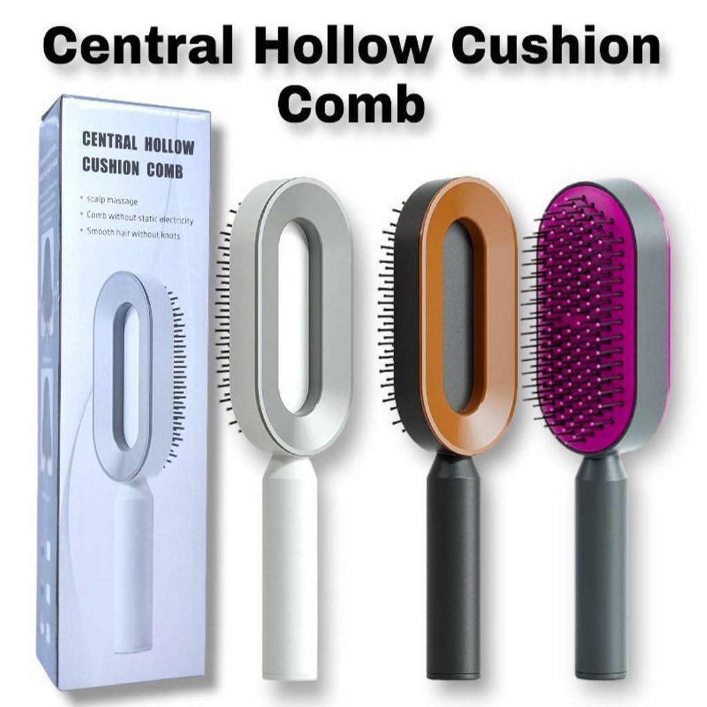 Press - type Cleaning Air - cushion Comb
