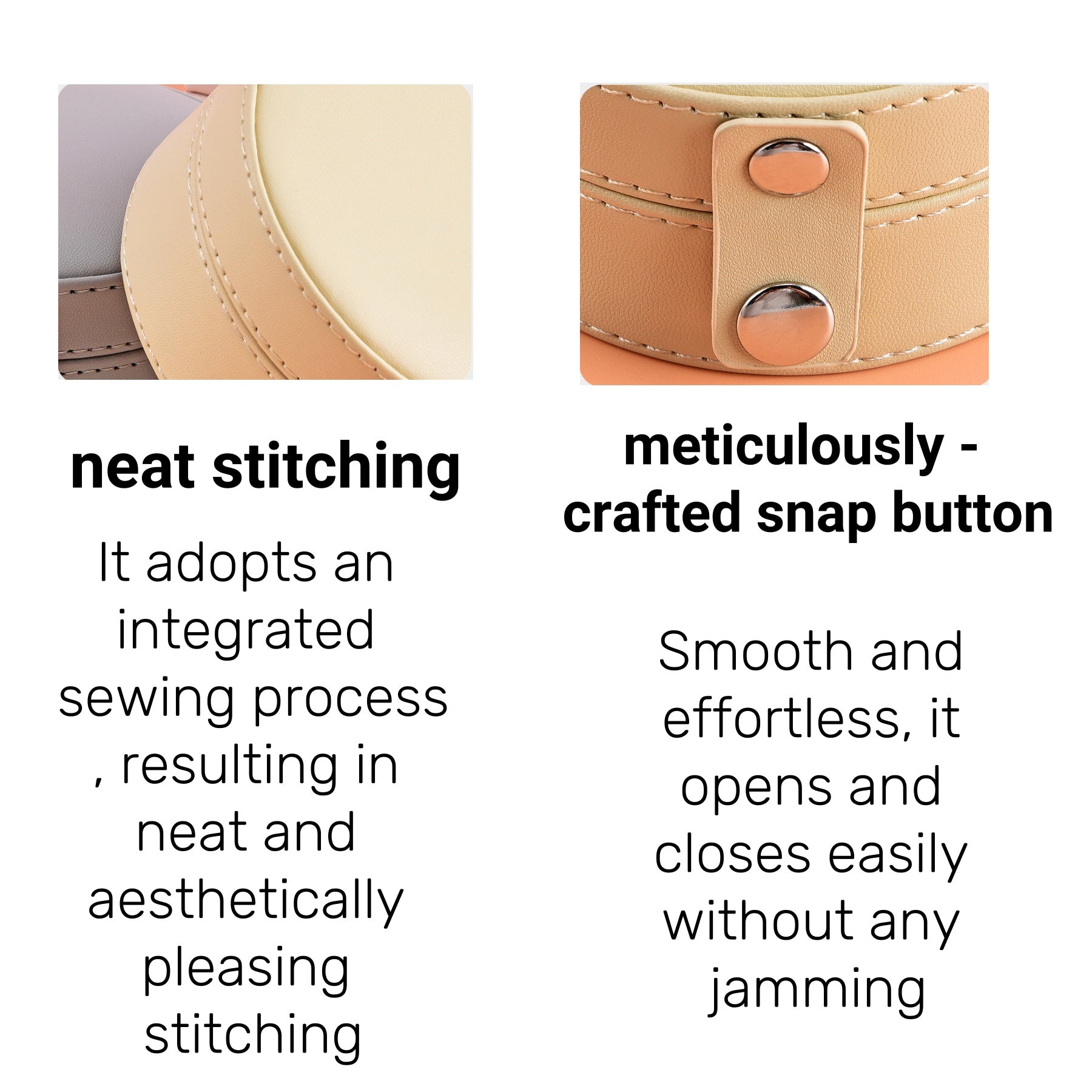 Portable Round Jewelry Box